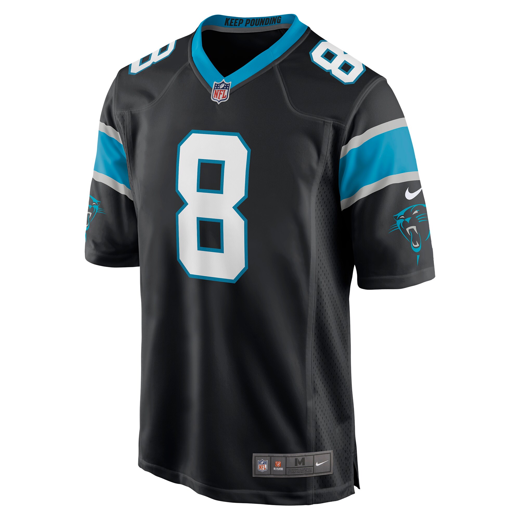 Jaycee Horn Carolina Panthers  Game Jersey - Black