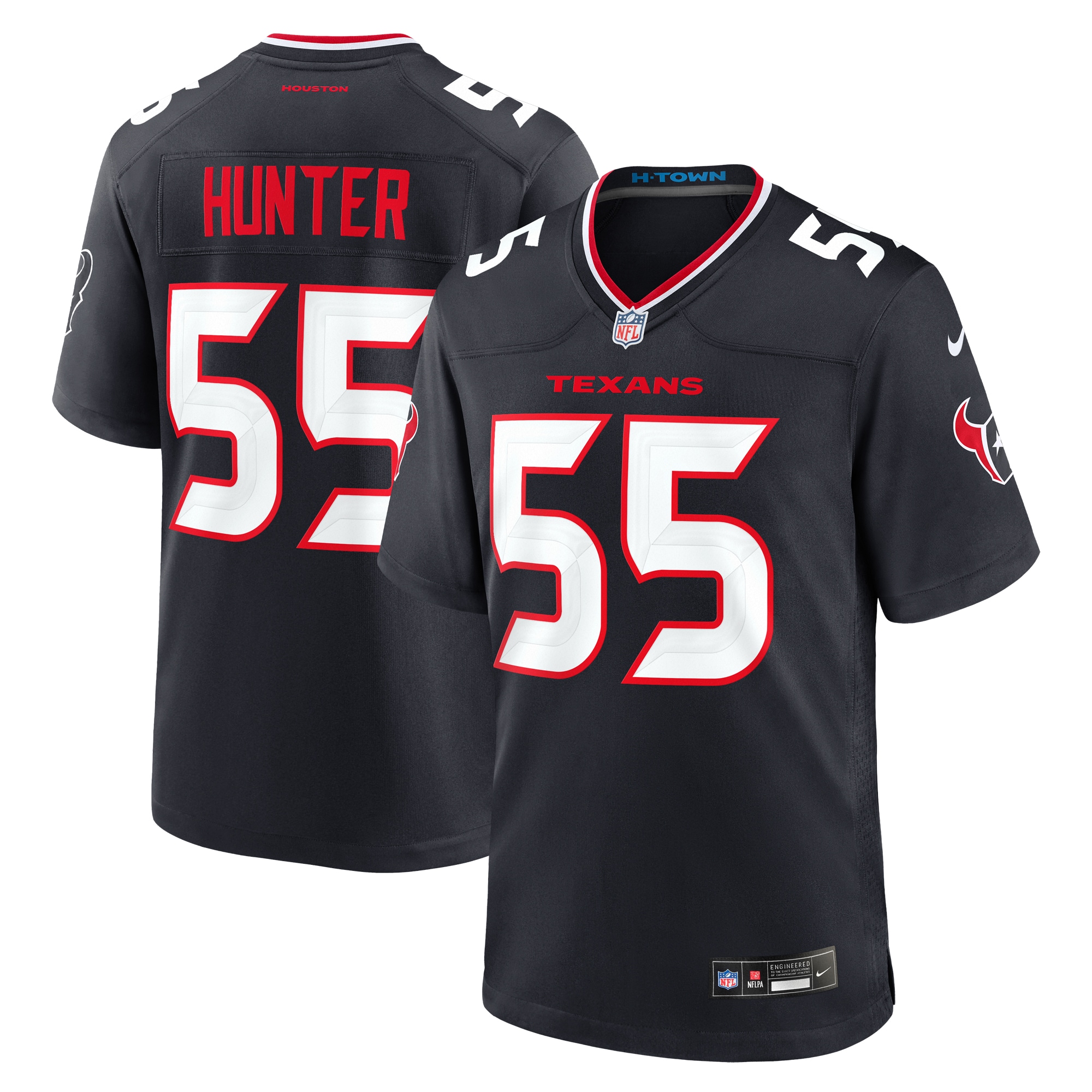 Danielle Hunter Houston Texans Team Game Jersey -  Navy