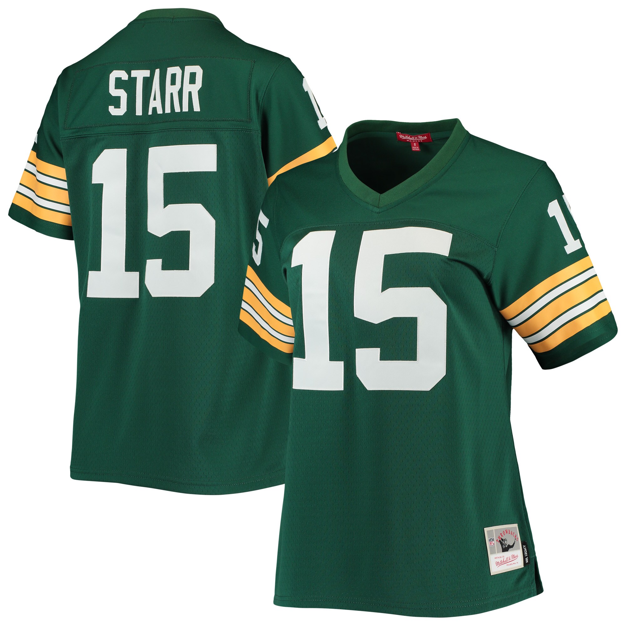 Bart Starr Green Bay Packers Women's 1967 Legacy Replica Player Jersey - Green