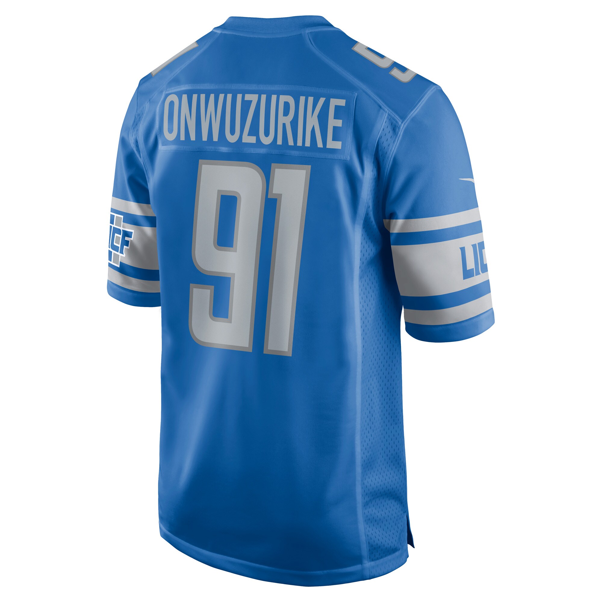 Levi Onwuzurike Detroit Lions  Player Game Jersey - Blue