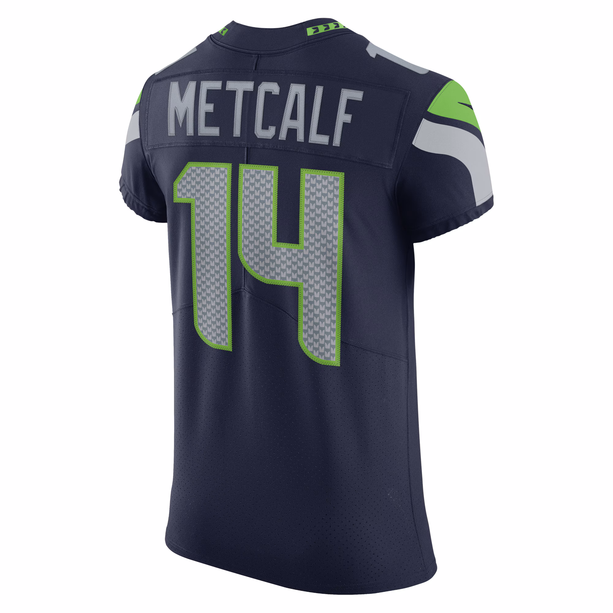 DK Metcalf Seattle Seahawks Alternate Vapor Elite Player Jersey - Neon Green