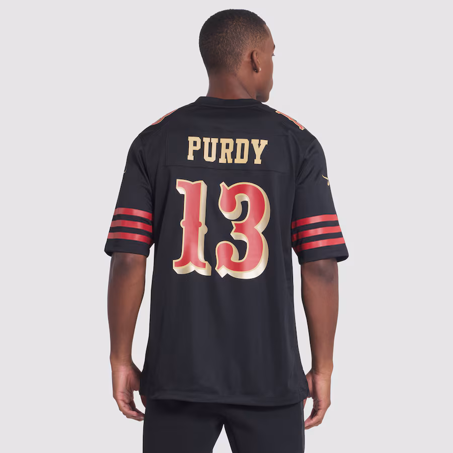 Brock Purdy #13 San Francisco 49ers 2025 Rivalries Collection Game Jersey - Black