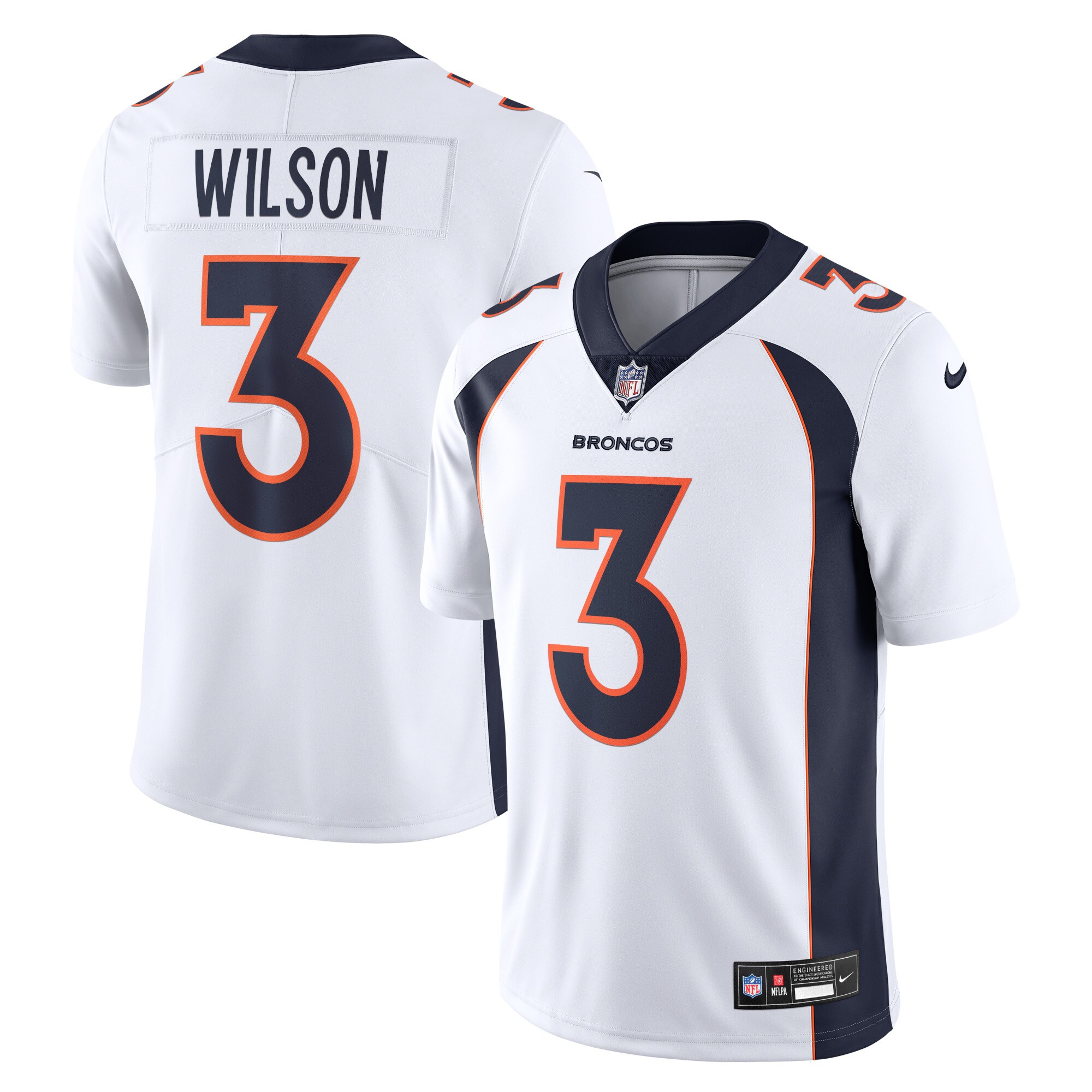 Russell Wilson Denver Broncos  Vapor Untouchable Limited Jersey - White