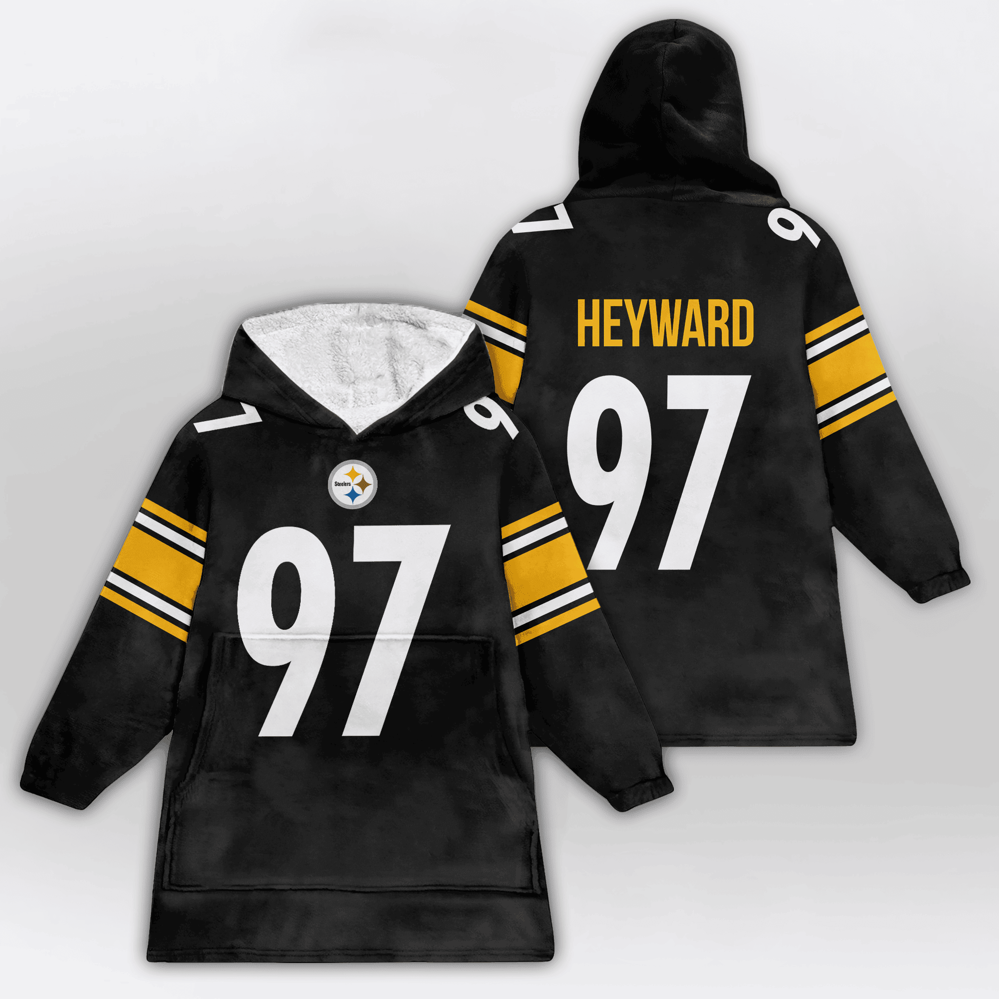 Kid 97 Pittsburgh Football Unisex Blanket Hoodie