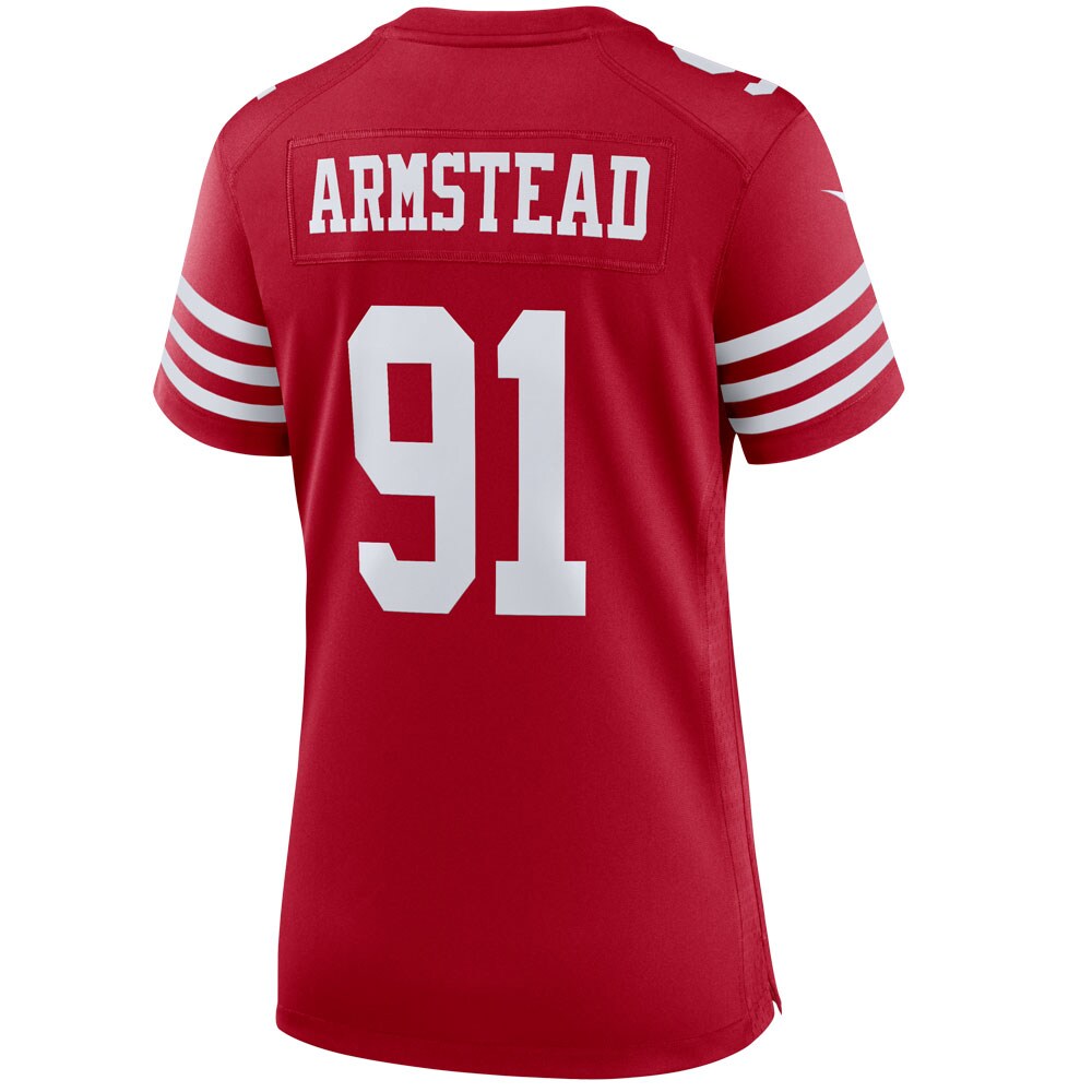 Arik Armstead San Francisco 49ers  Women's Player Game Jersey - Scarlet