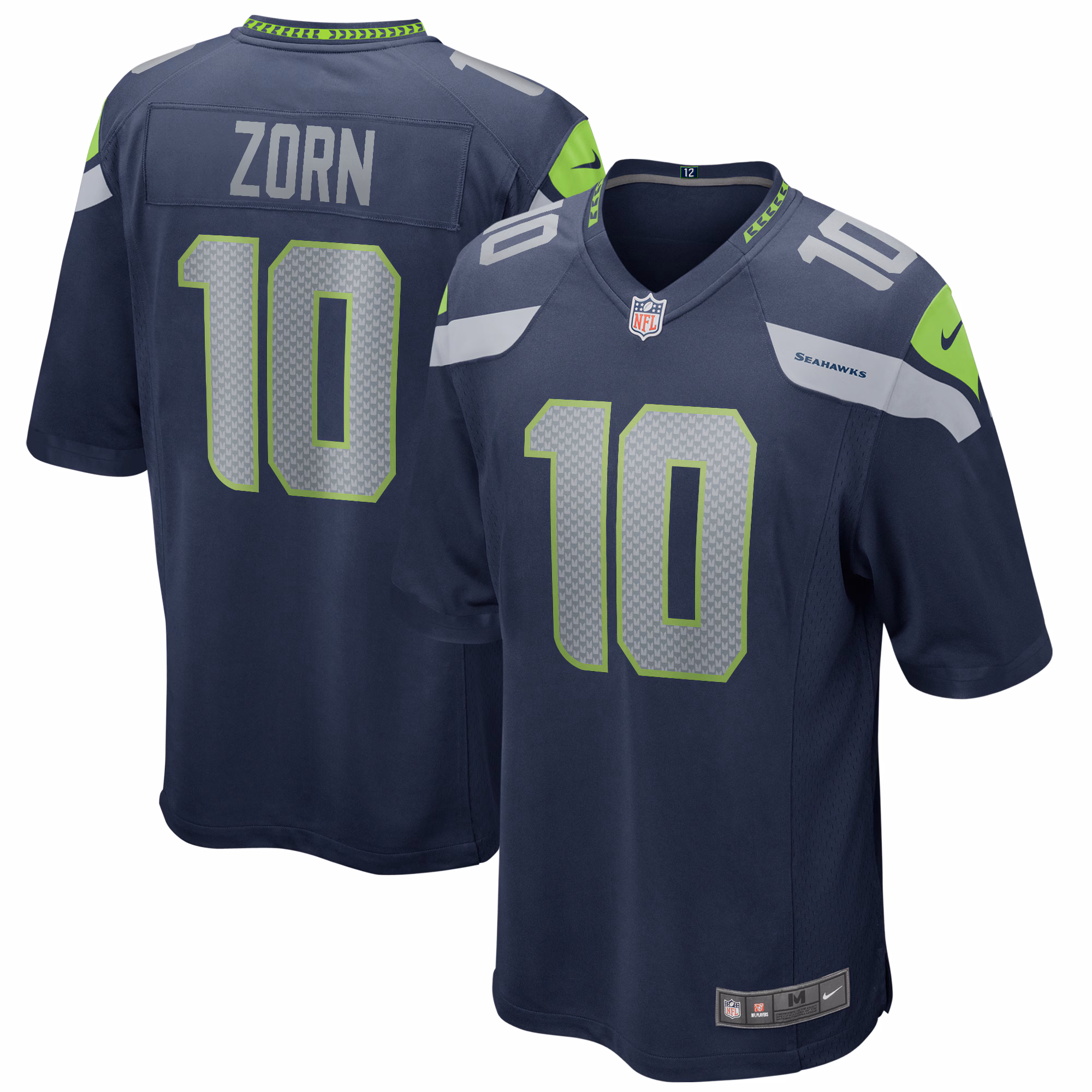 Jim Zorn Seattle Seahawks Throwback Retired Player Game Jersey - Royal