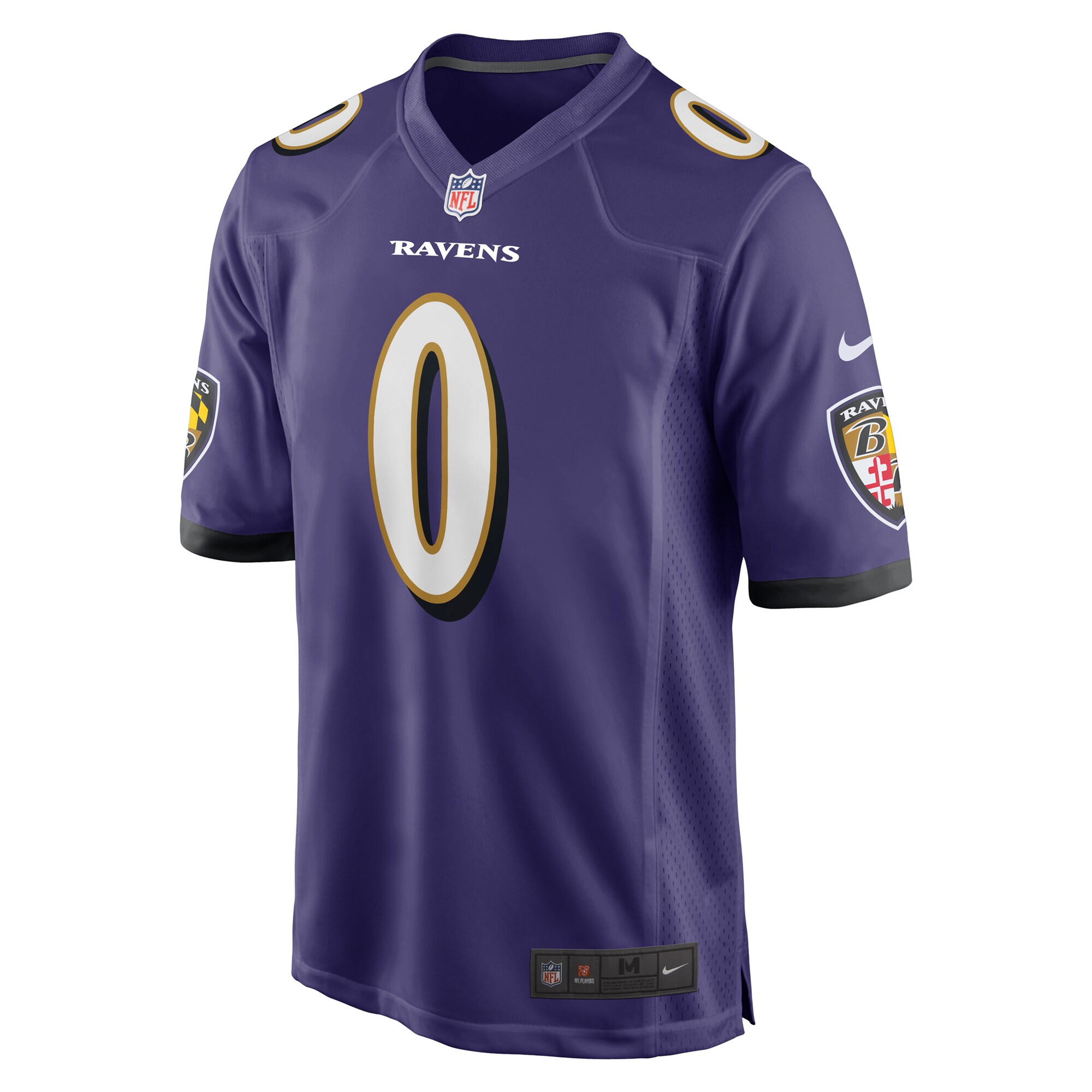 Roquan Smith #0 Baltimore Ravens  Team Game Jersey - Purple