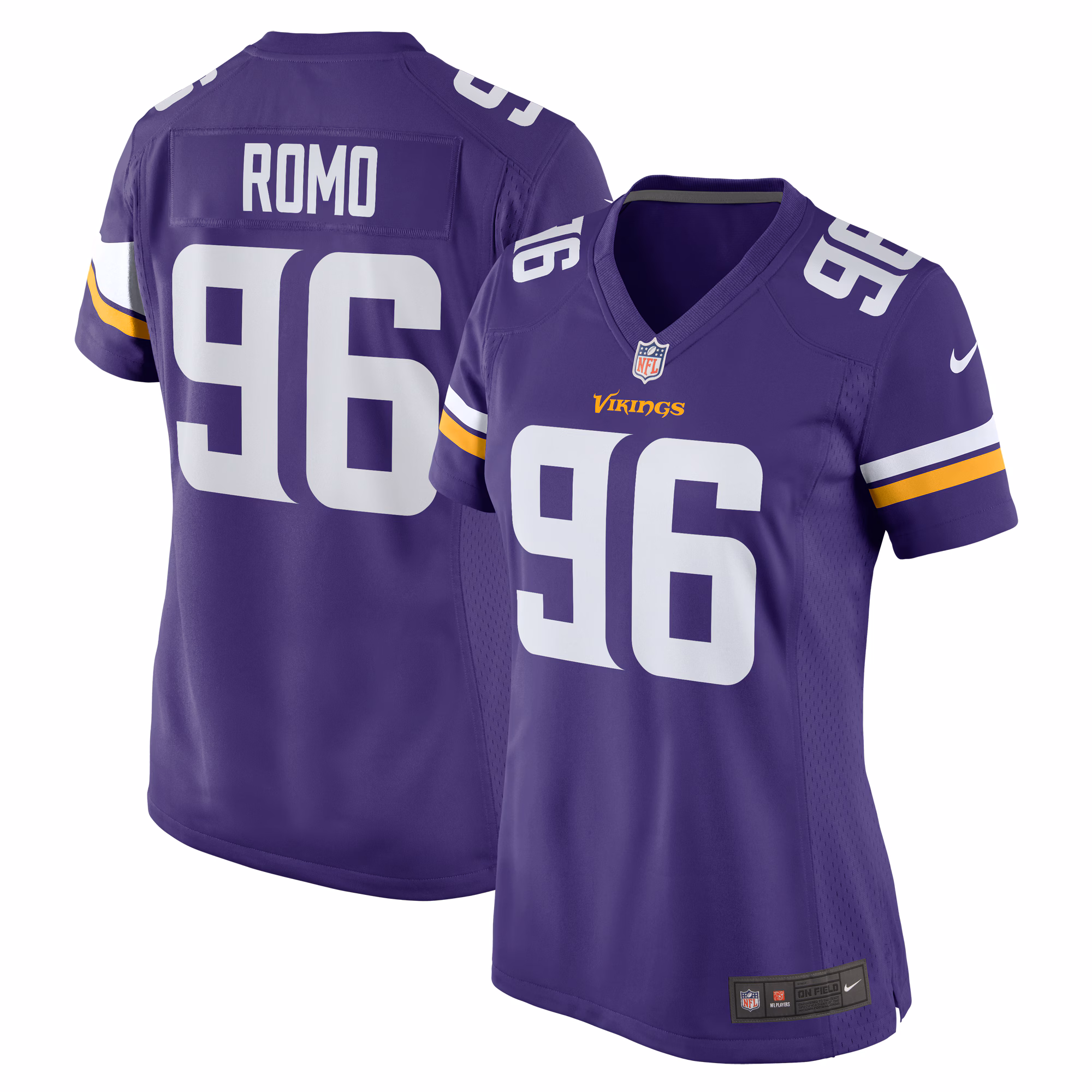 John Parker Romo Minnesota Vikings Women's Game Jersey -  Purple