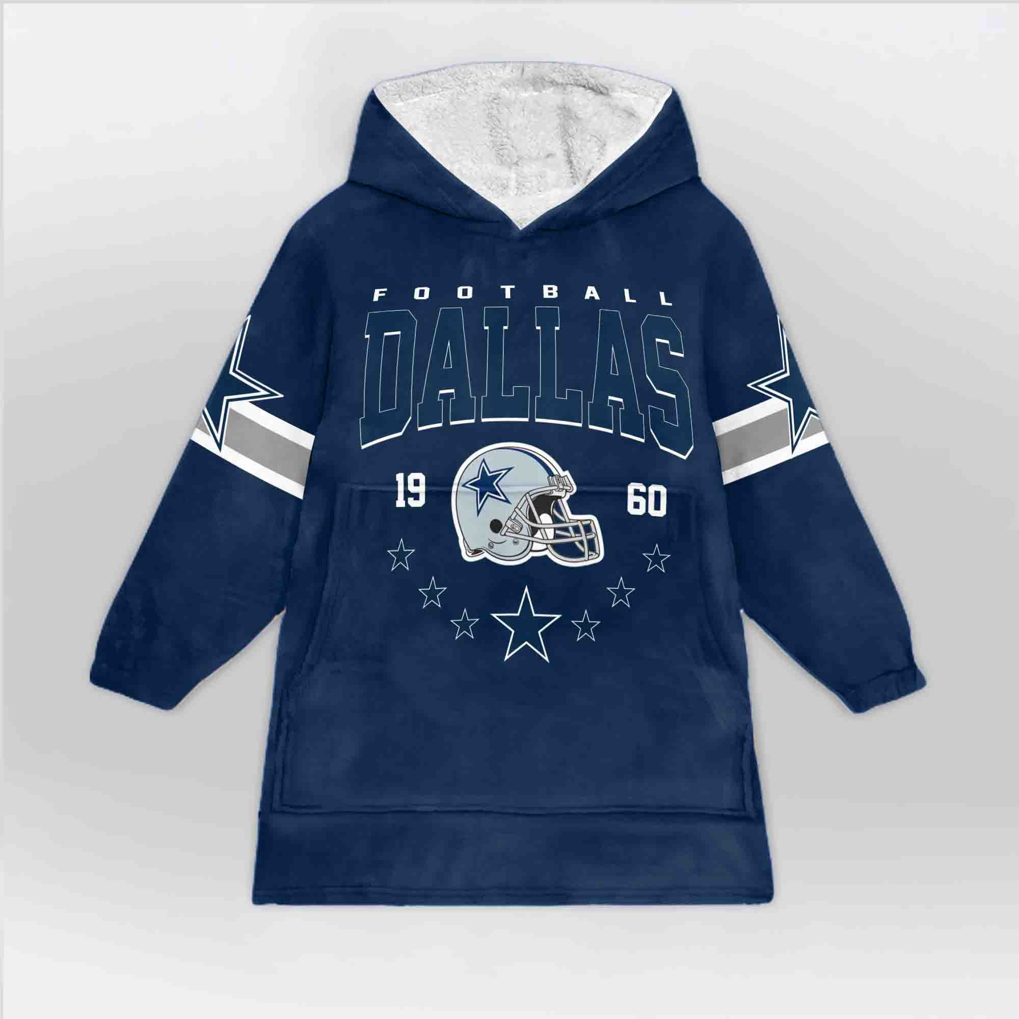 Adult MP 11 Dallas Football Unisex Blanket Hoodie
