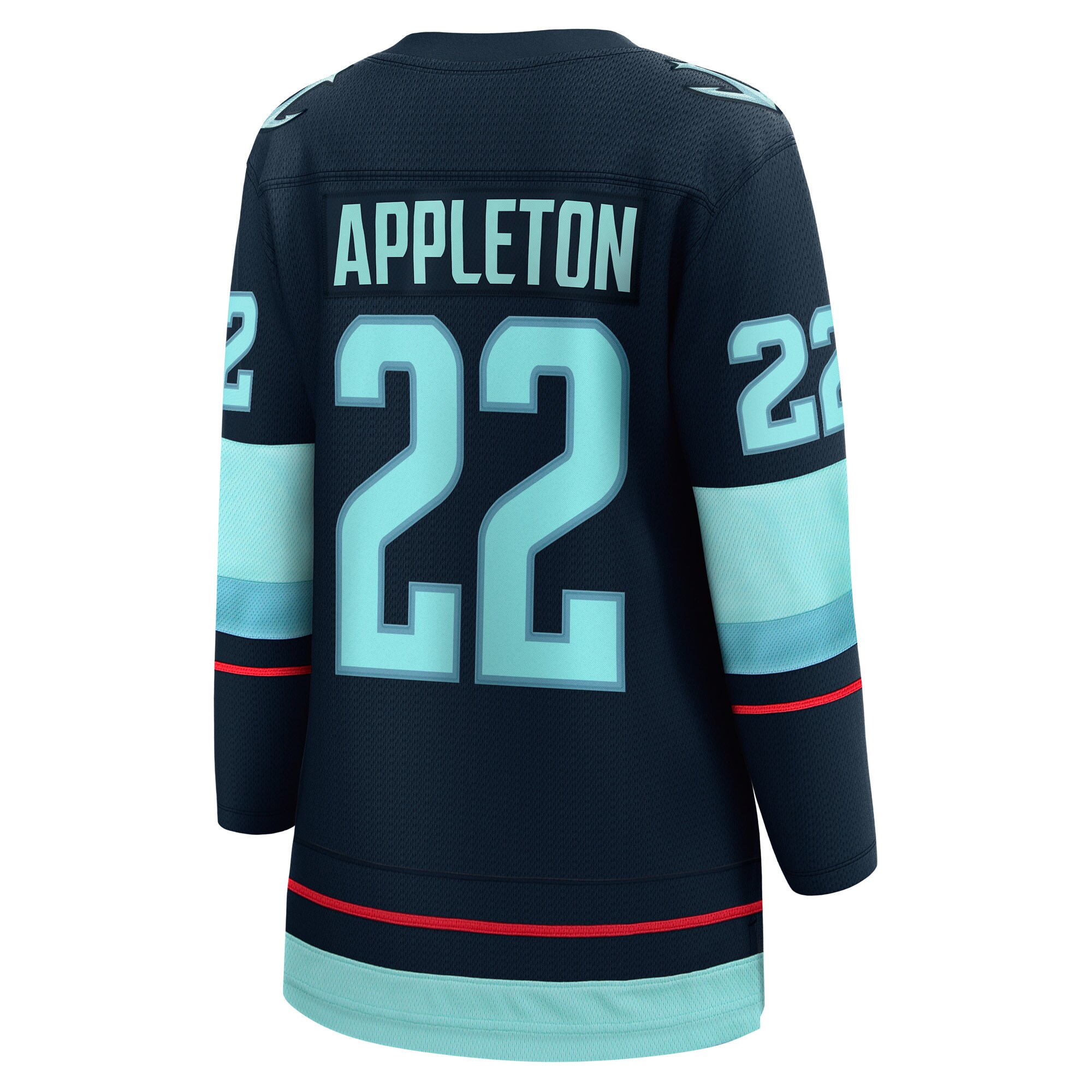 Mason Appleton Seattle Kraken Women's Home Breakaway Player Jersey - Deep Sea Blue