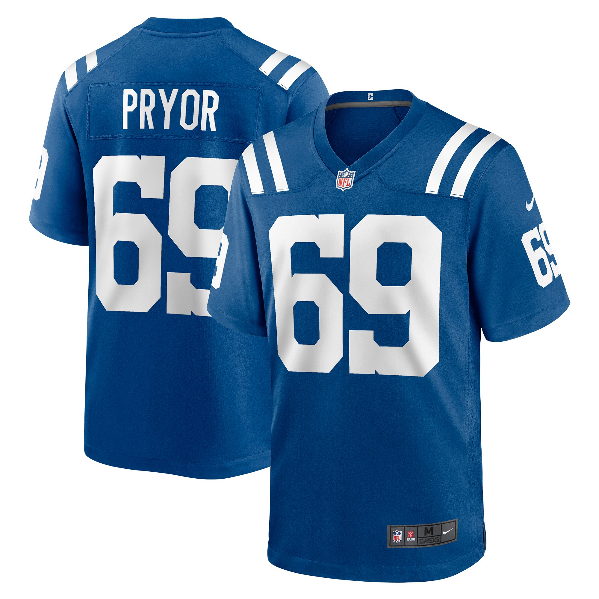 Matt Pryor Indianapolis Colts  Game Jersey - Royal