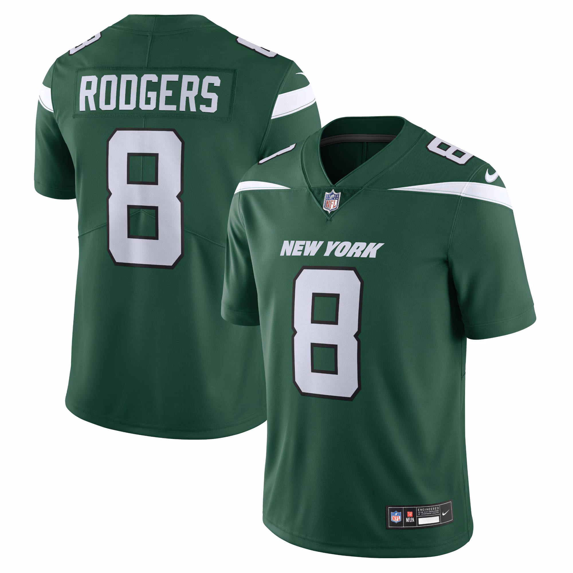 Aaron Rodgers New York Jets  Vapor Untouchable Limited Jersey - Black