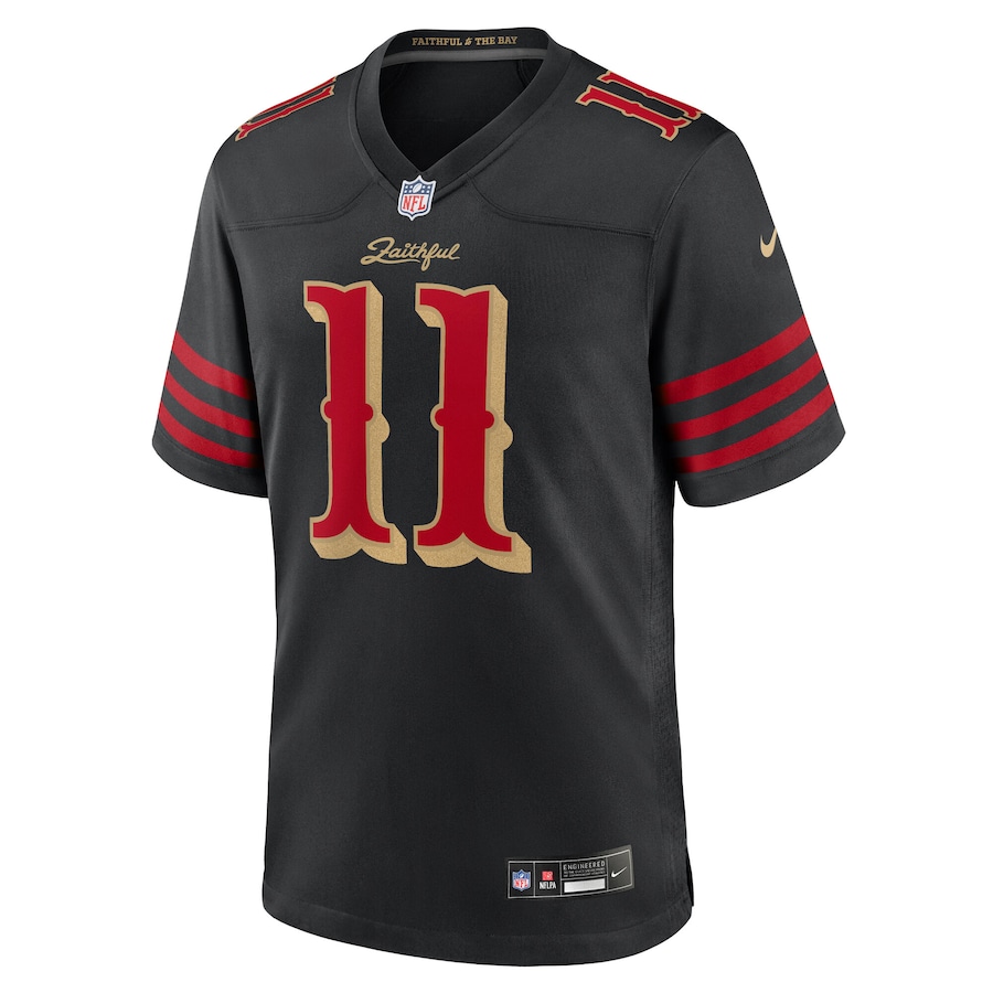 Brandon Aiyuk #11 San Francisco 49ers 2025 Rivalries Collection Game Jersey - Black