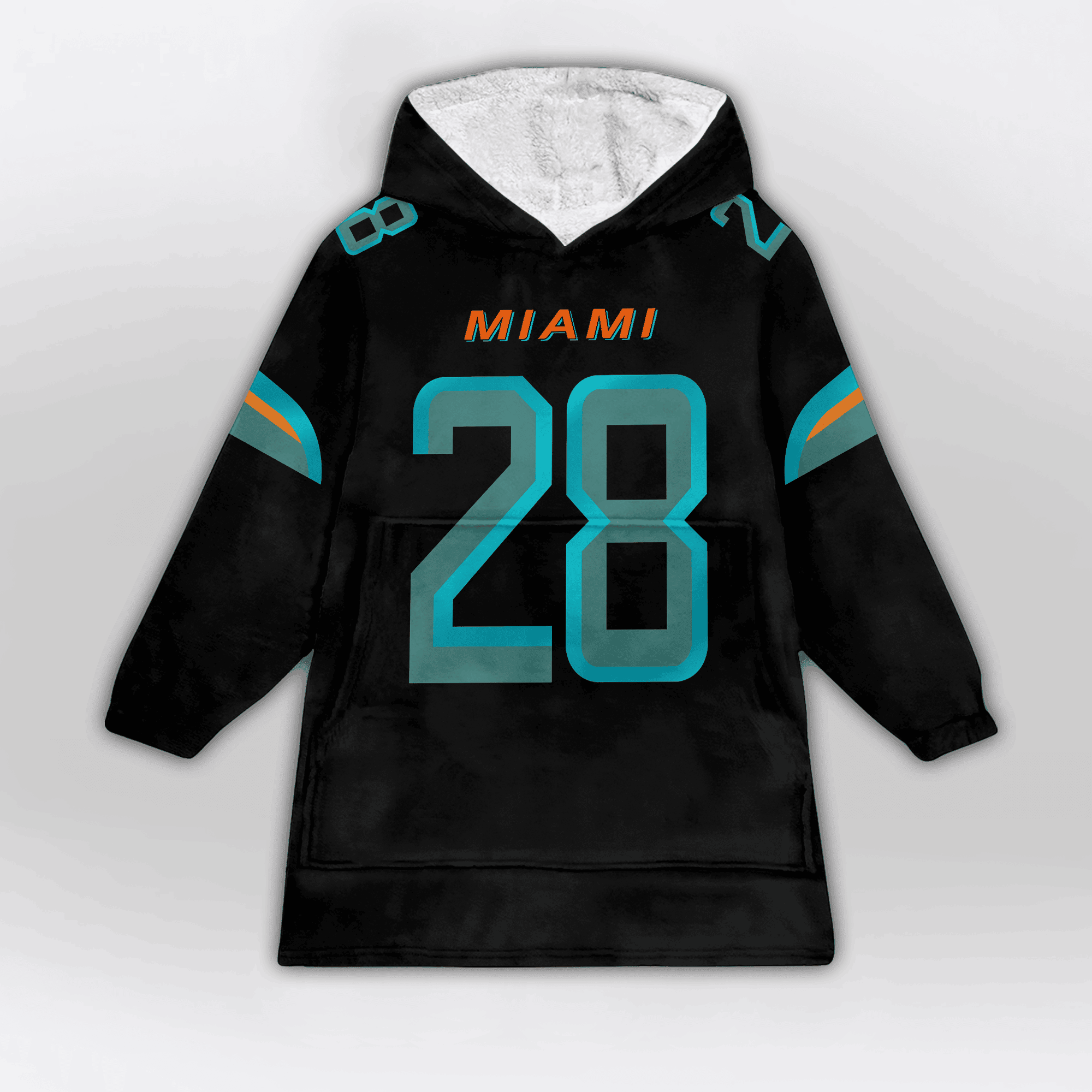 D.A 28 Miami Football Unisex Blanket Hoodie