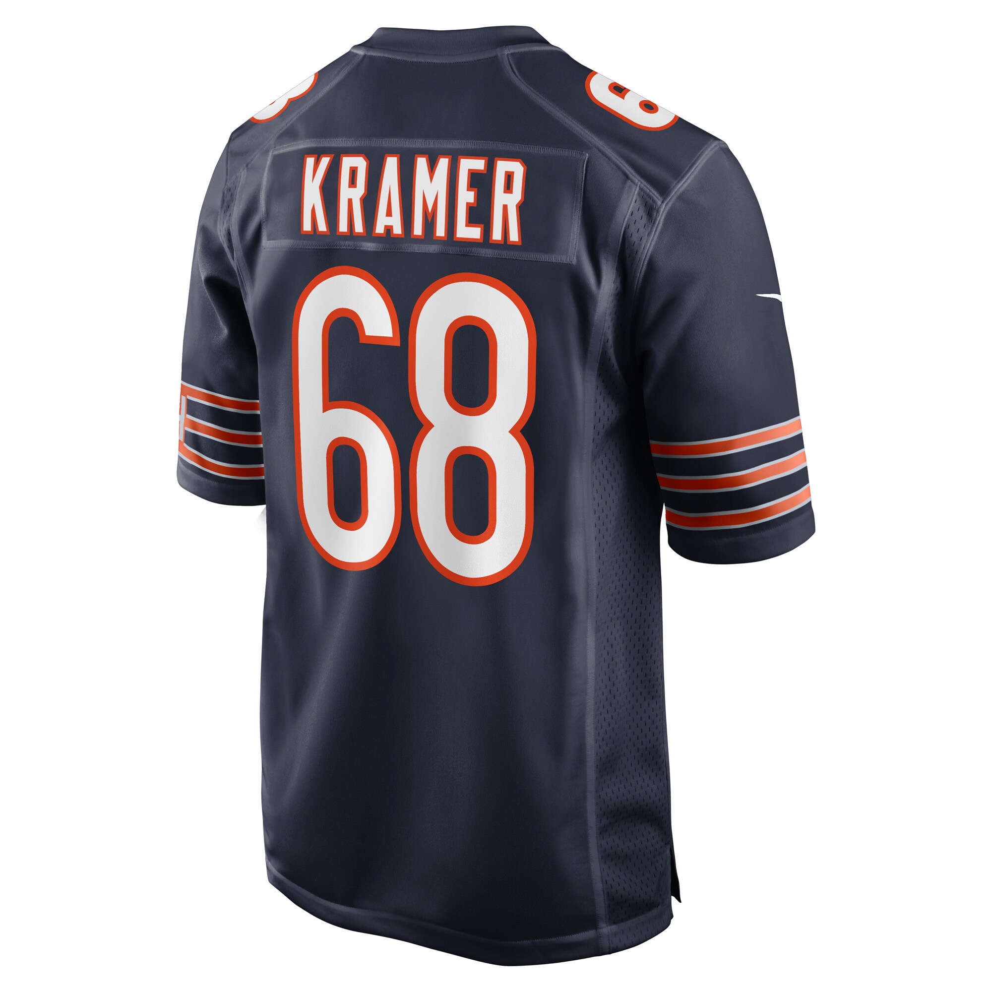 Doug Kramer Chicago Bears  Game Player Jersey - Navy