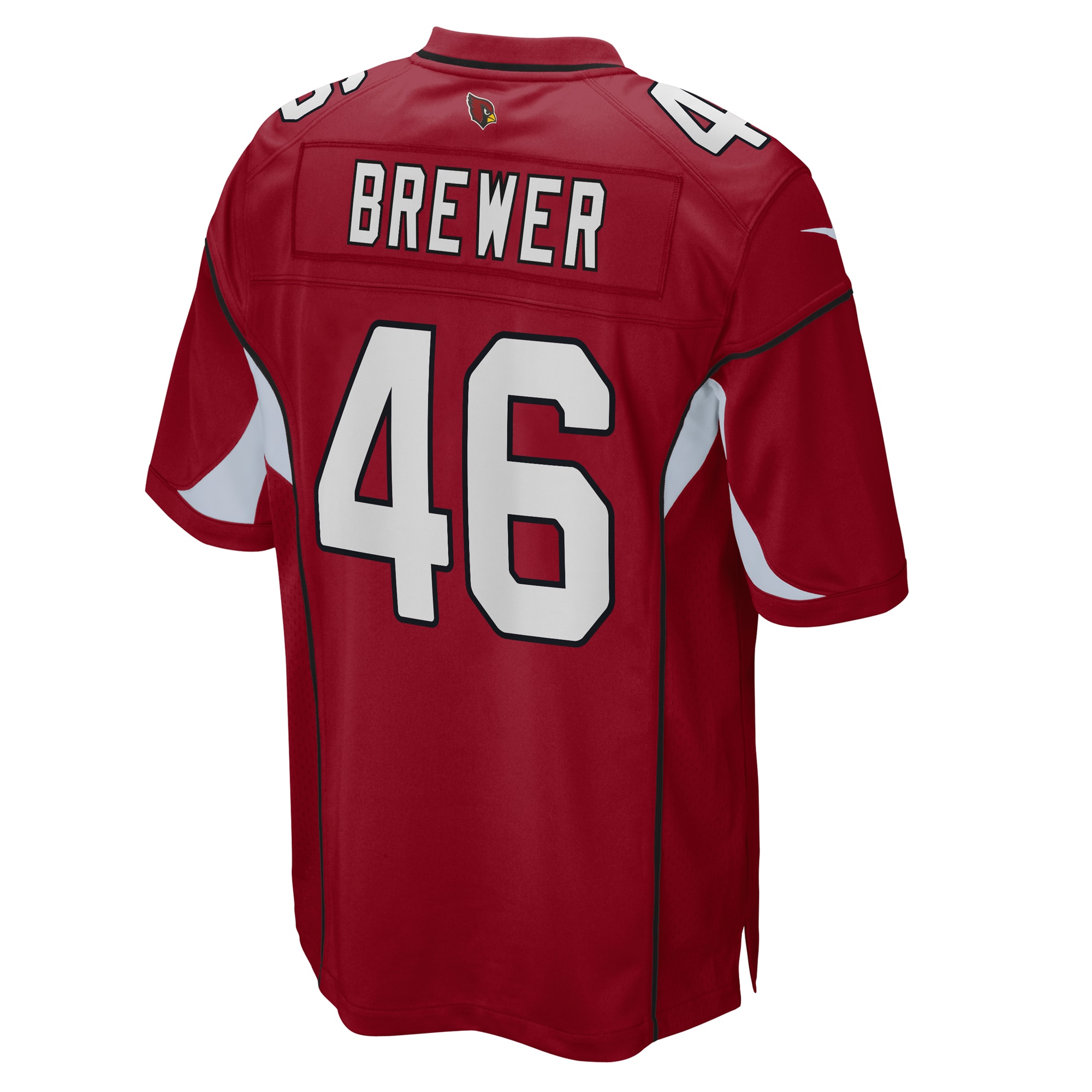 Aaron Brewer Arizona Cardinals  Game Jersey - Cardinal