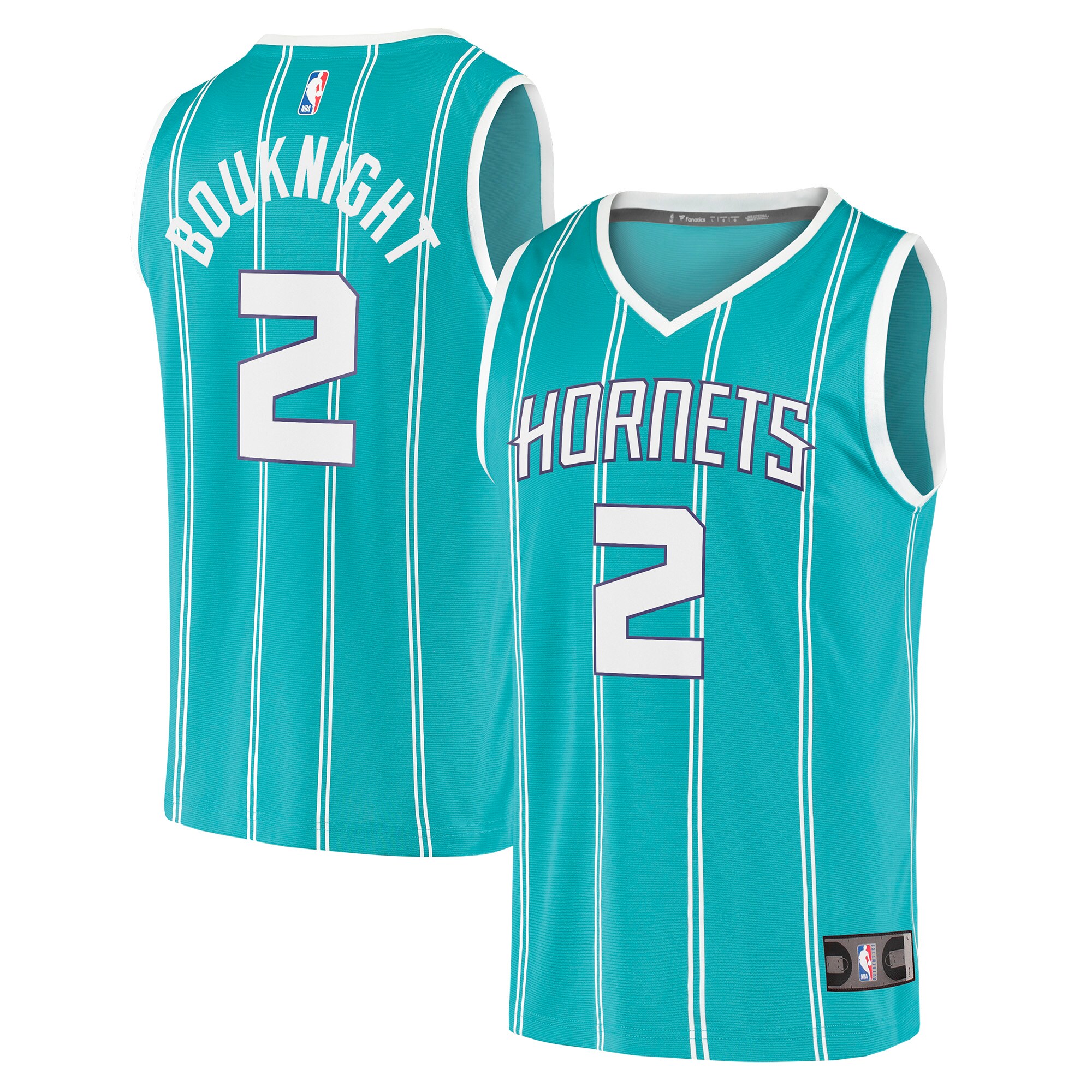 James Bouknight Charlotte Hornets  2021/22 Fast Break Replica Player Jersey - Icon Edition - Teal