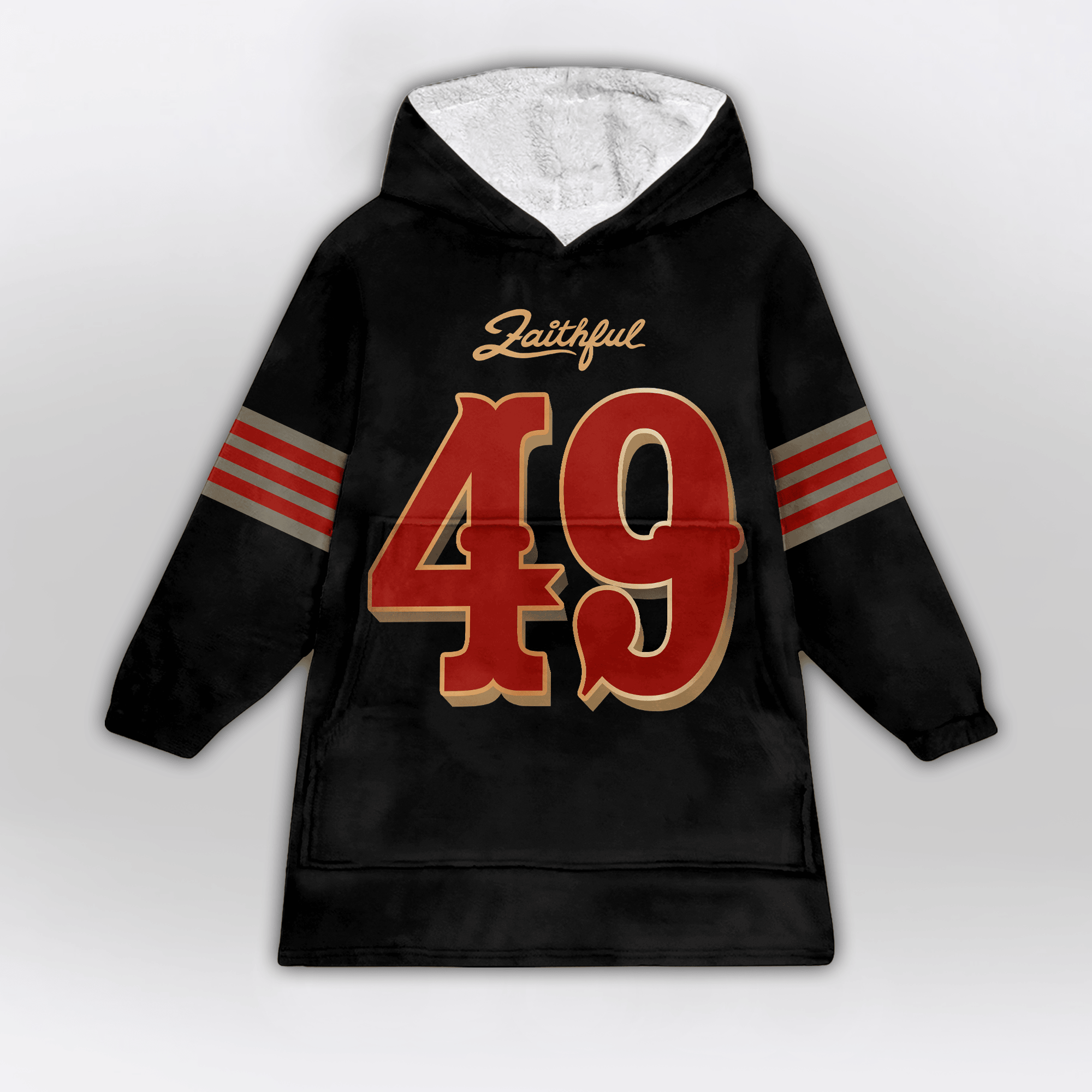 San Francisco 49ers Football Unisex Blanket Hoodie