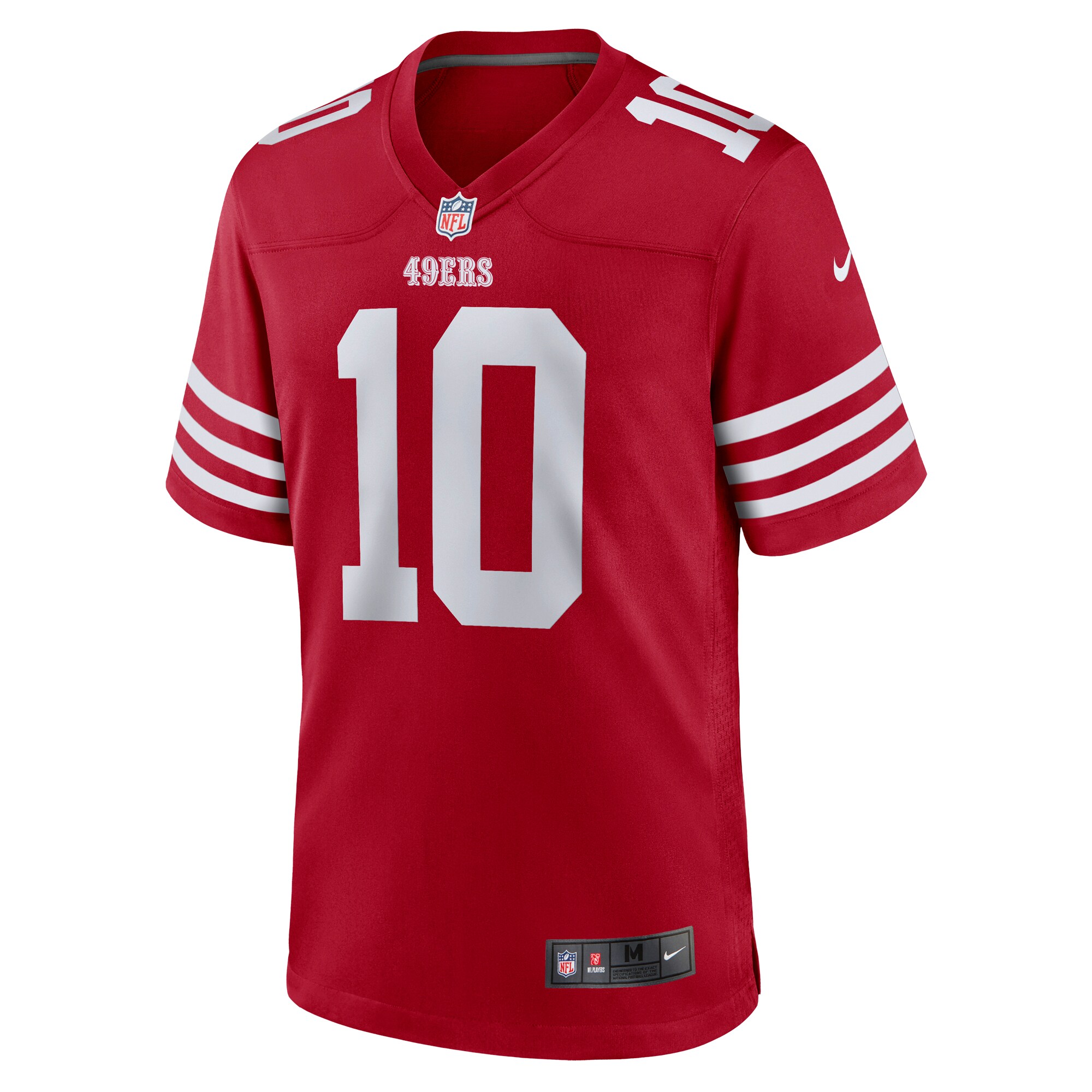 Ronnie Bell San Francisco 49ers  Team Game Jersey - Scarlet