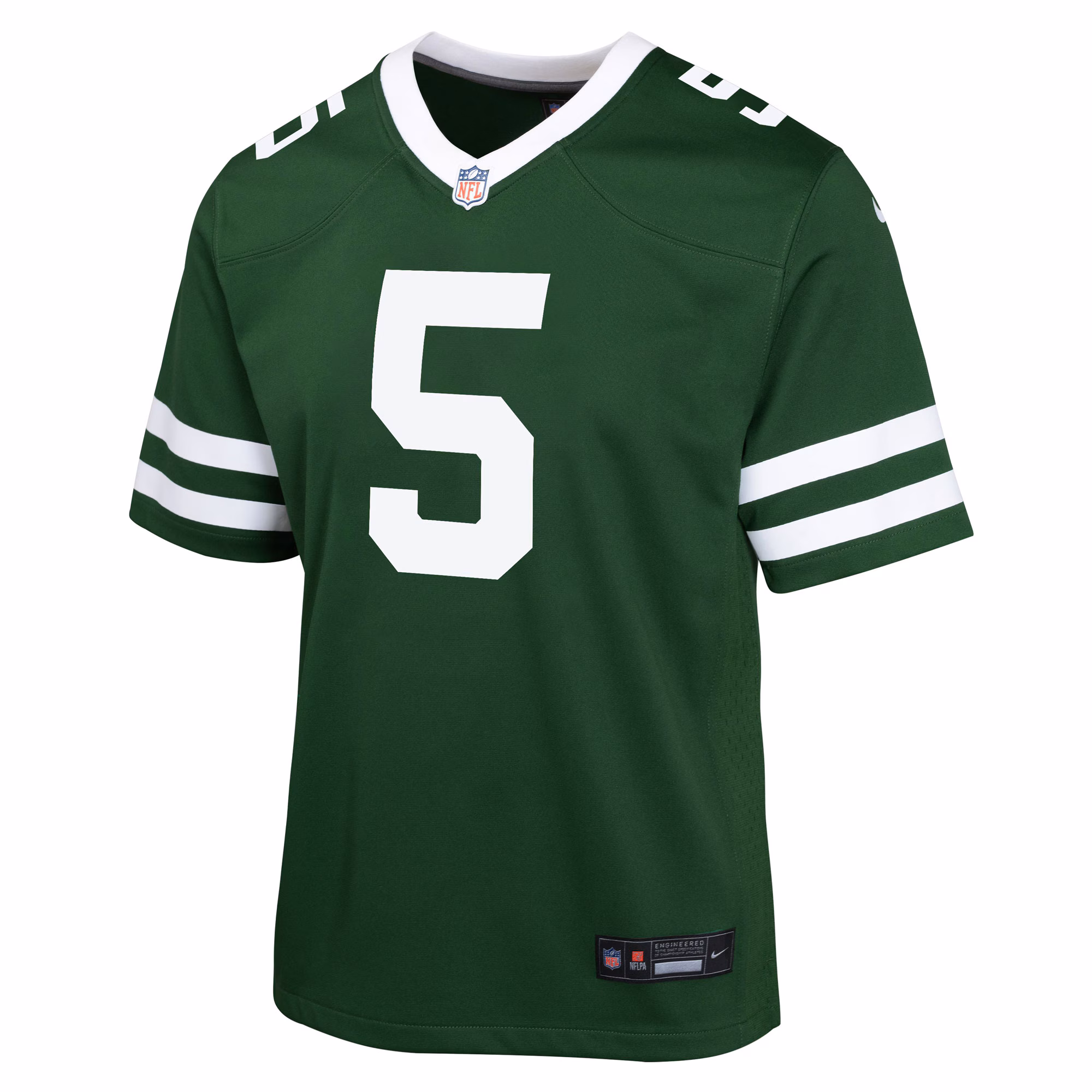 Garrett Wilson New York Jets Youth Game Jersey - Legacy White