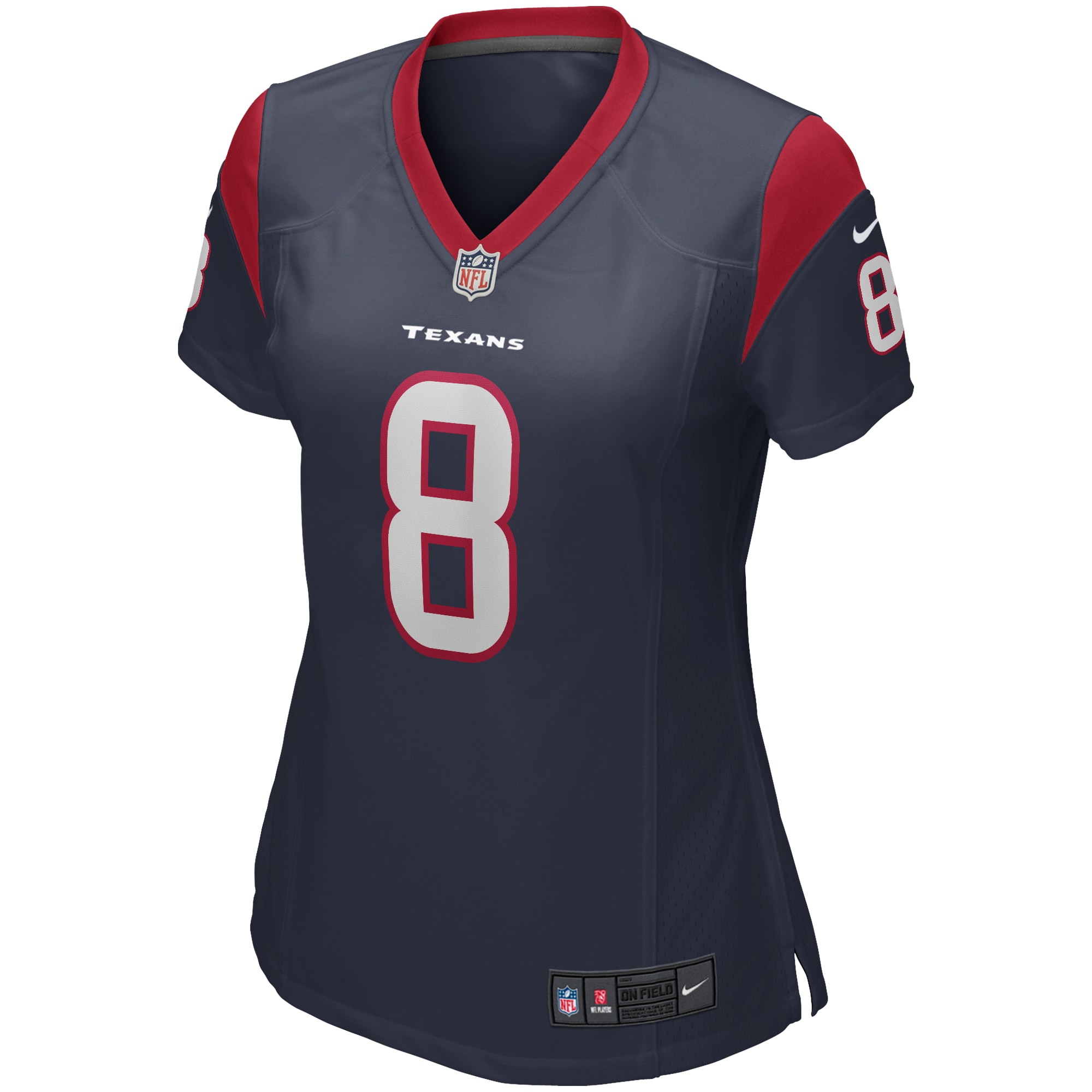 David Carr Houston Texans Women's Game Retired Player Jersey - Navy