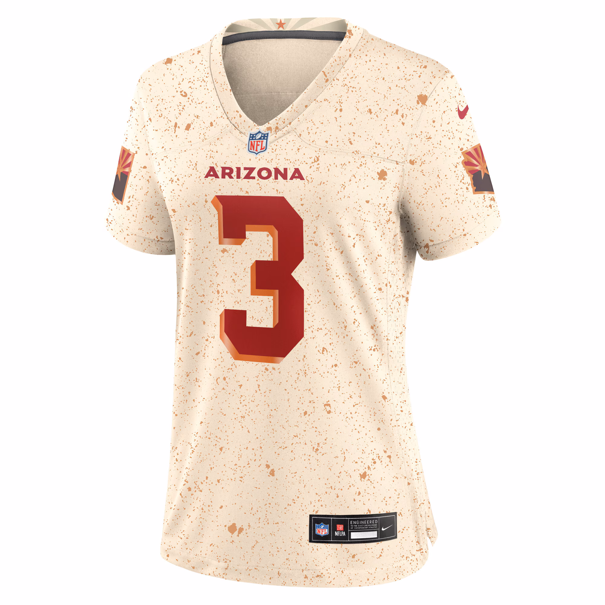 Budda Baker #3 Arizona Cardinals Women's 2025 Rivalries Collection Game Jersey - Natural