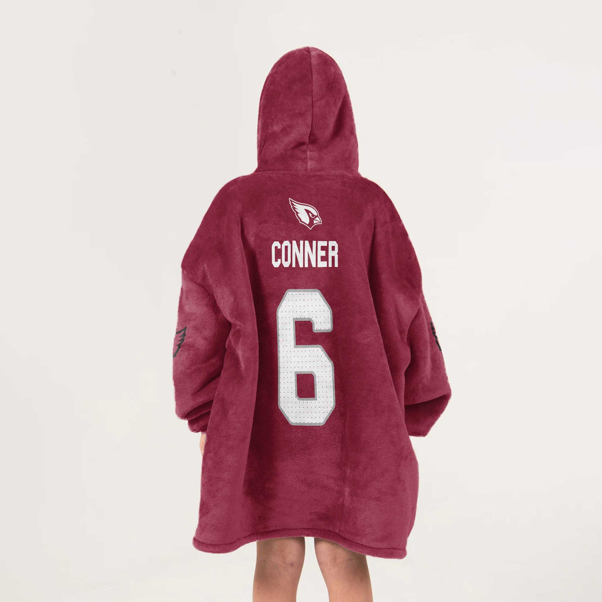 Kid 6 Arizona Football Unisex Blanket Hoodie