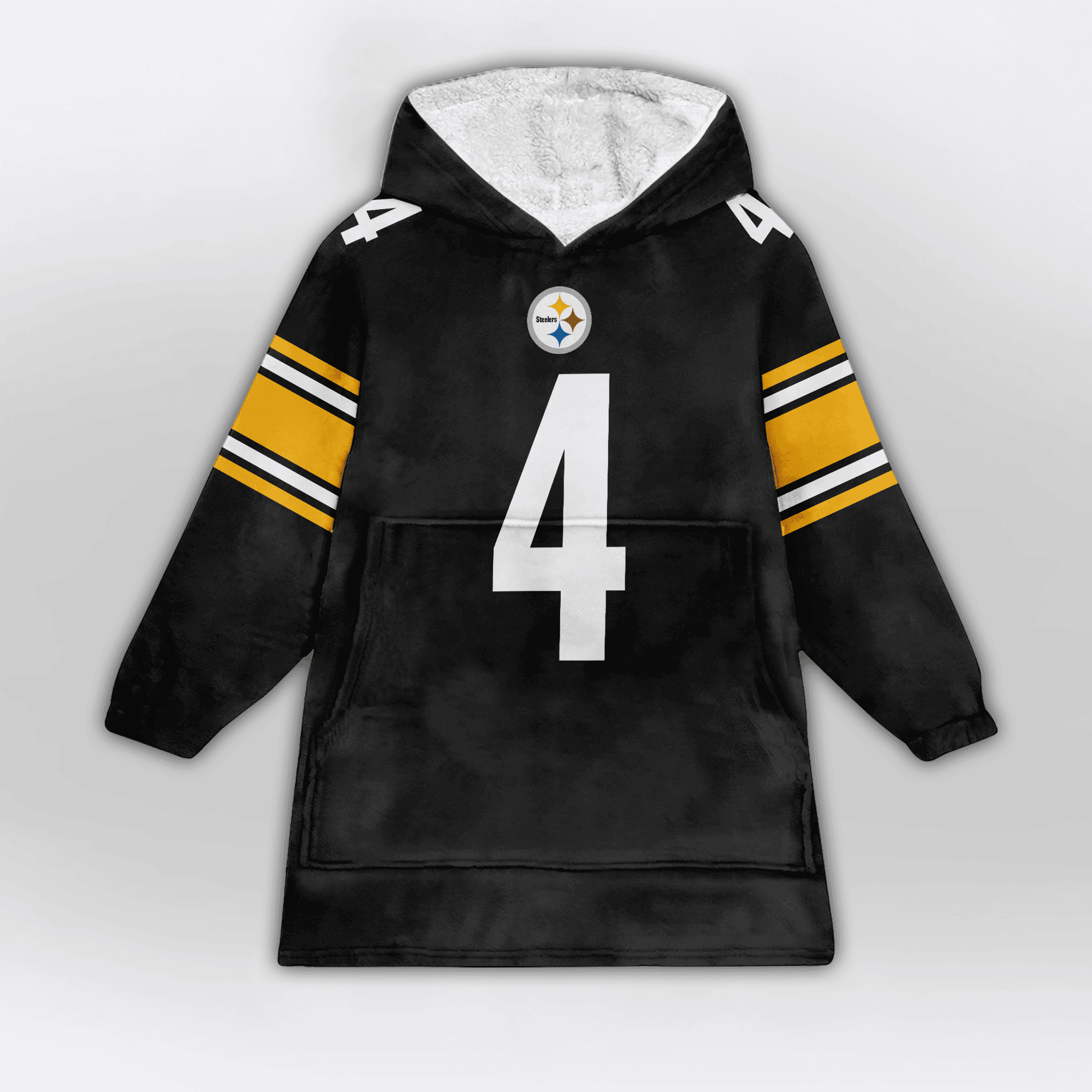 Kid 4 Pittsburgh Football Unisex Blanket Hoodie