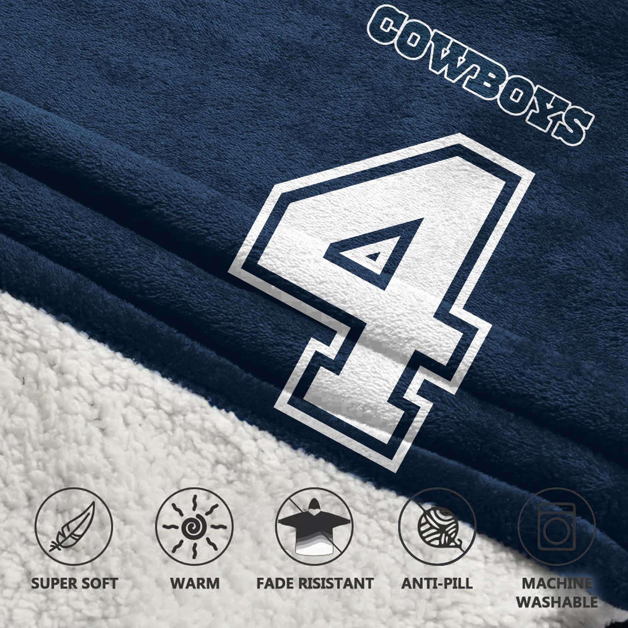 Adult D.P 4 Dallas Football Unisex Blanket Hoodie