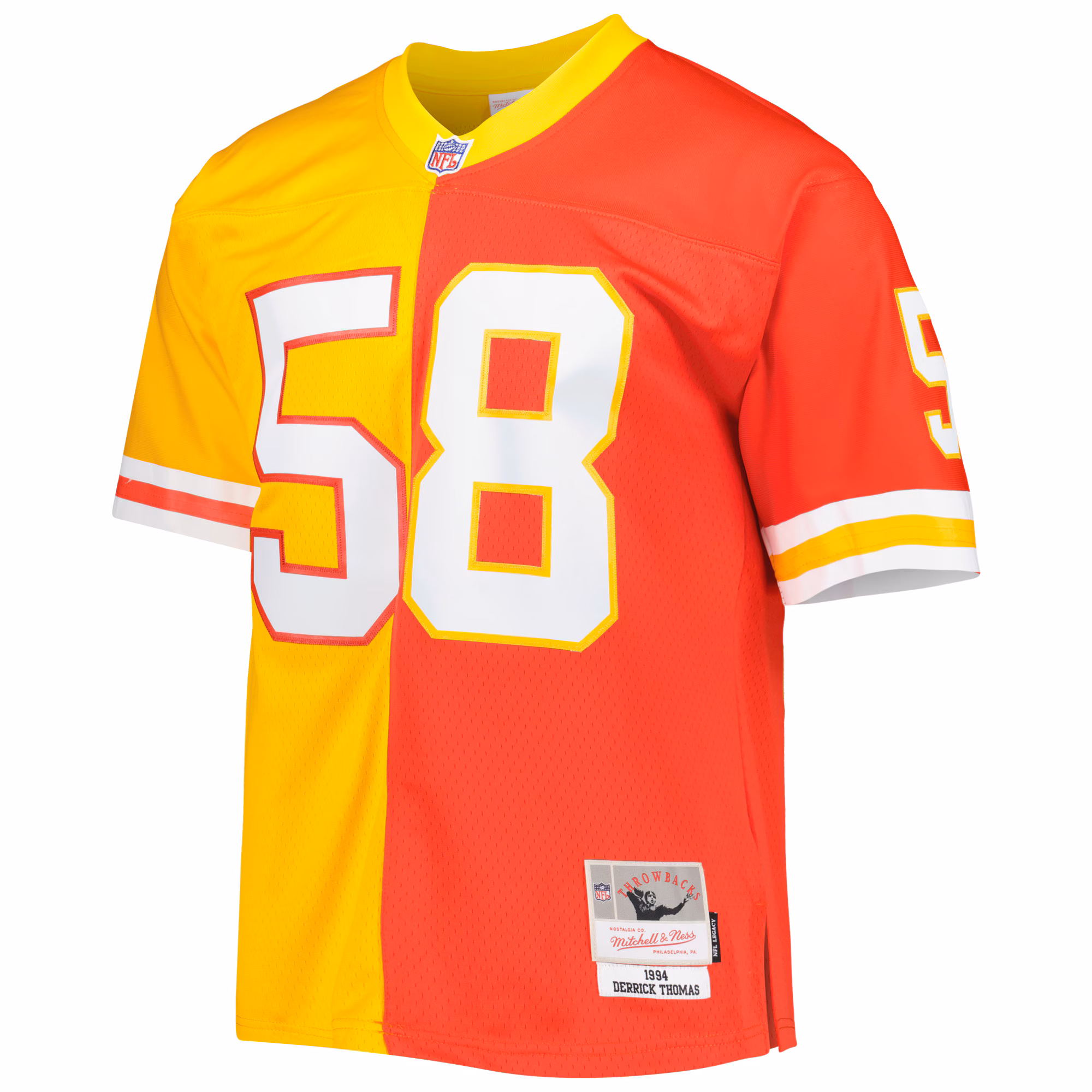 Derrick Thomas Kansas City Chiefs 1994 Split Legacy Replica Jersey - Red/Gold