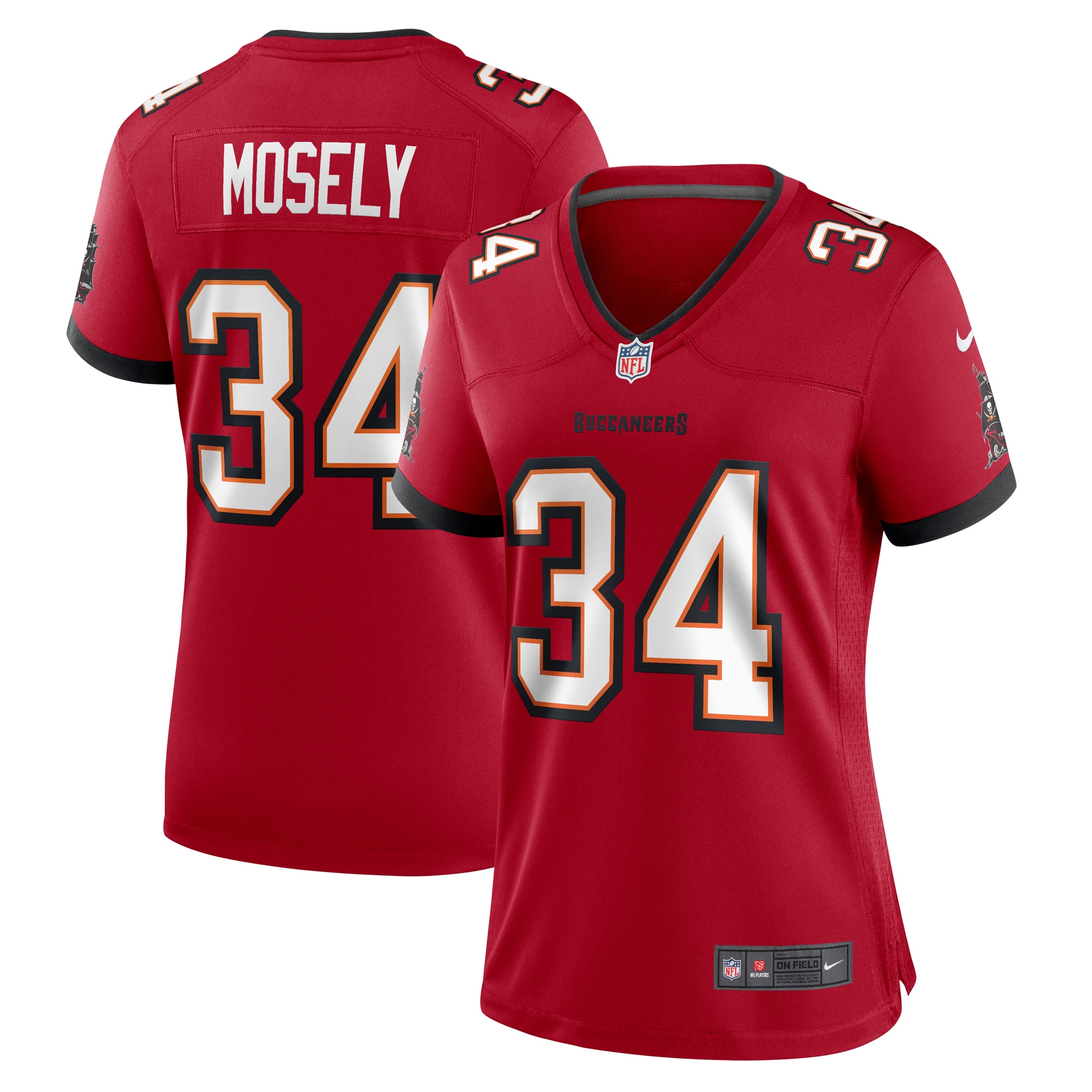 Quandre Mosely Tampa Bay Buccaneers Women's  Game Jersey -  Red