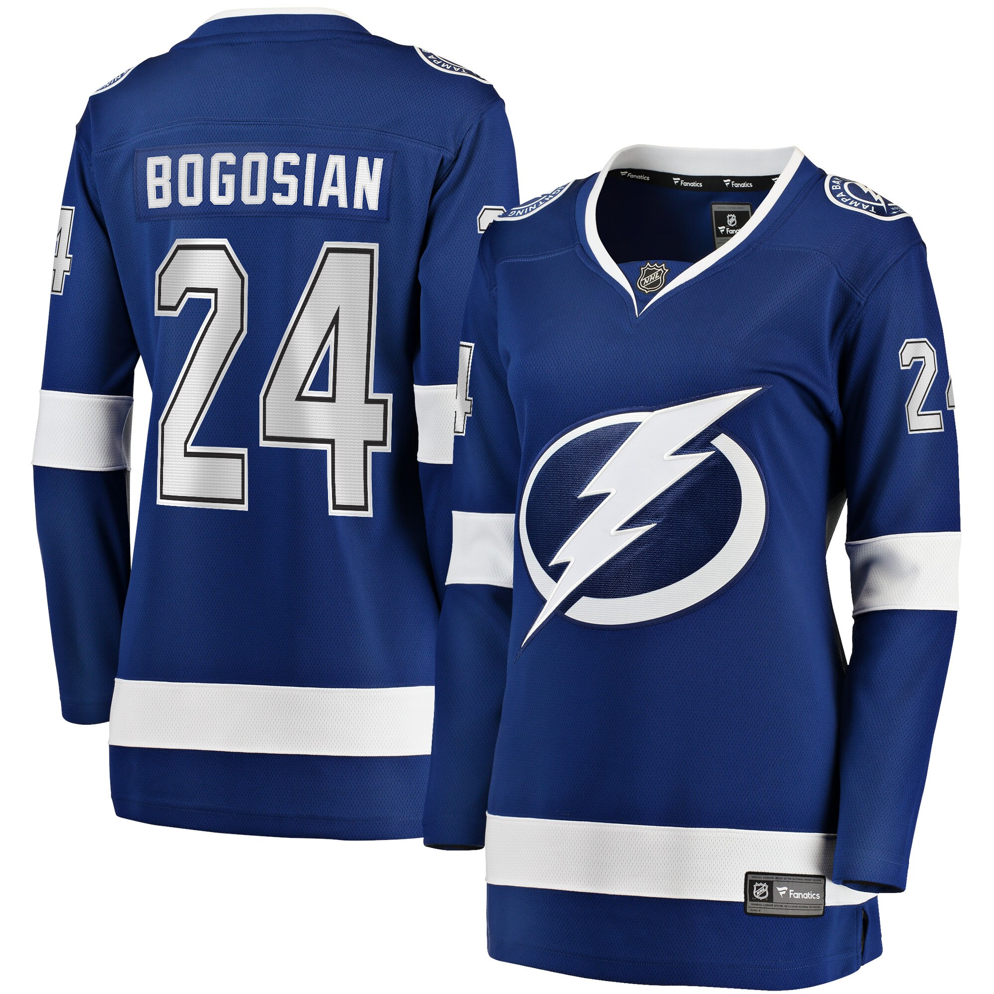Zach Bogosian Tampa Bay Lightning Women's Home Breakaway Player Jersey - Blue