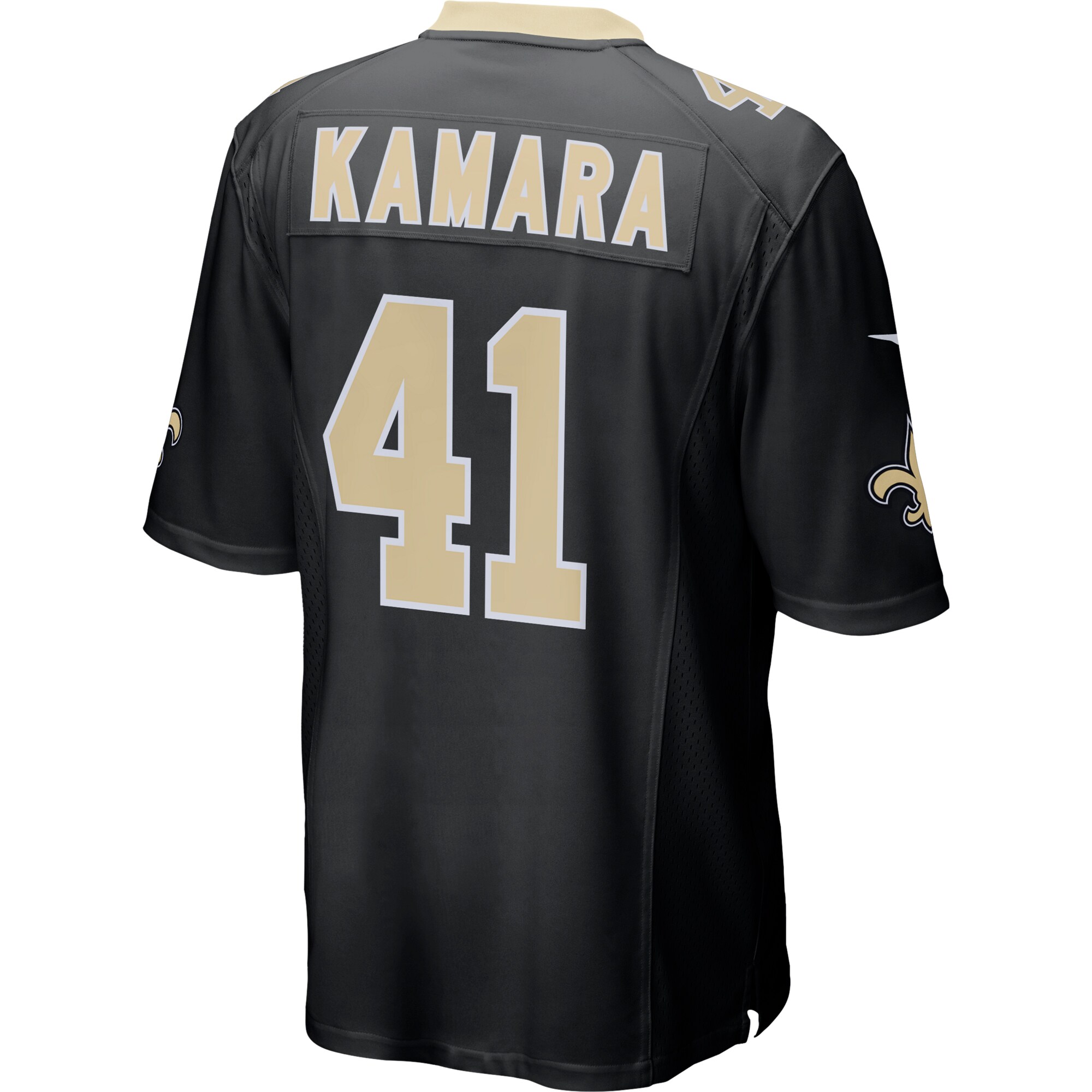 Alvin Kamara New Orleans Saints  Game Player Jersey - Black