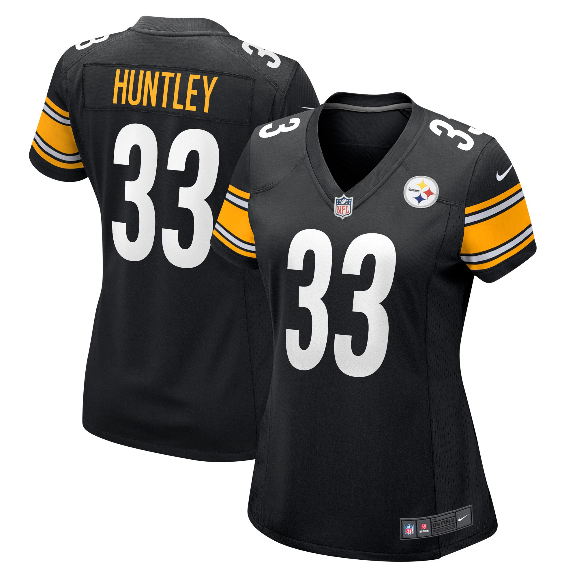 Jason Huntley Pittsburgh Steelers  Women's Game Player Jersey - Black