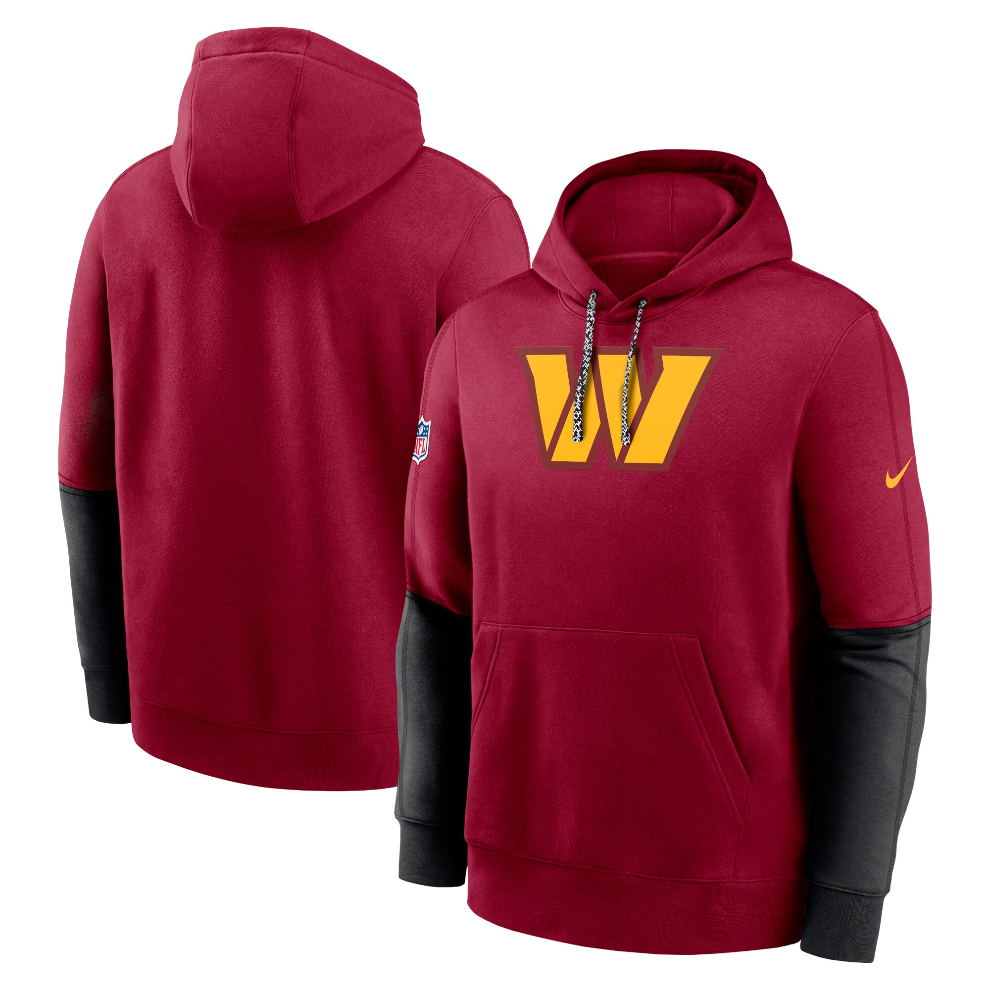 Washington Commanders 2024 Sideline Club Pullover Hoodie - Burgundy