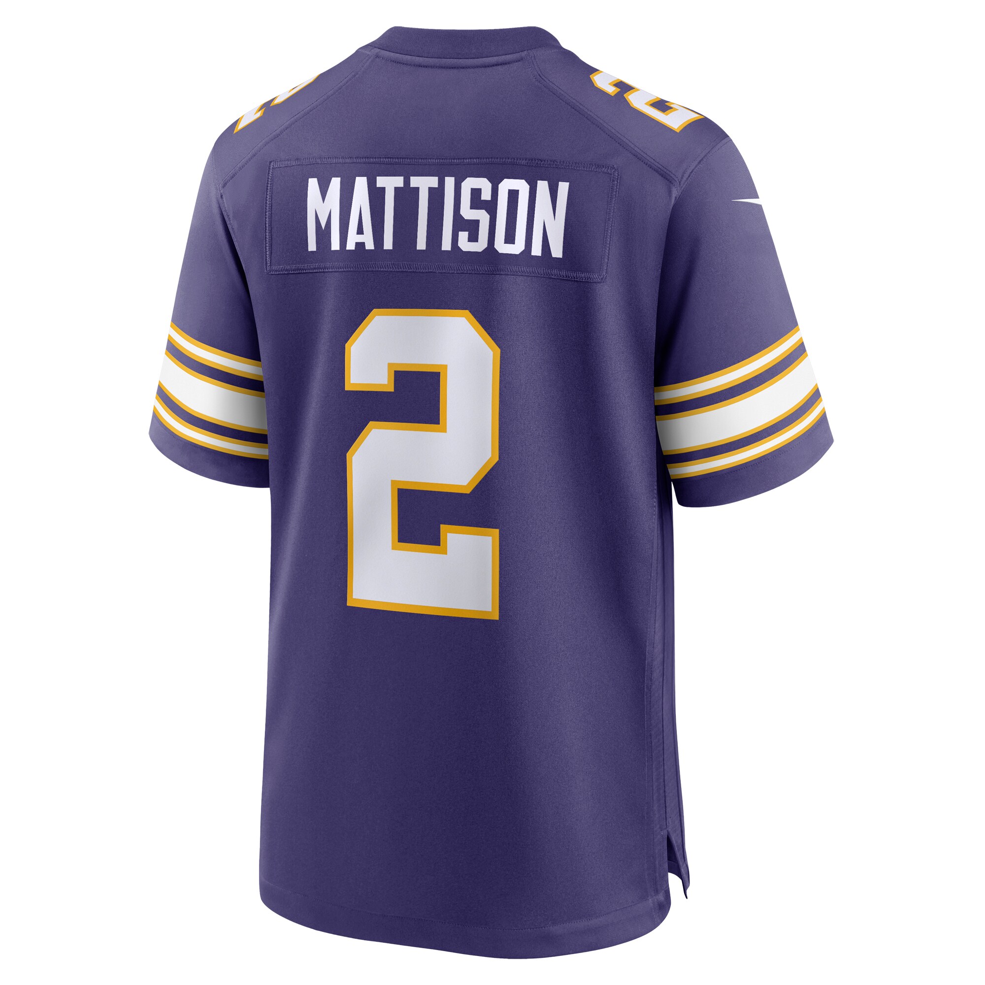 Alexander Mattison Minnesota Vikings Classic Player Game Jersey - Purple