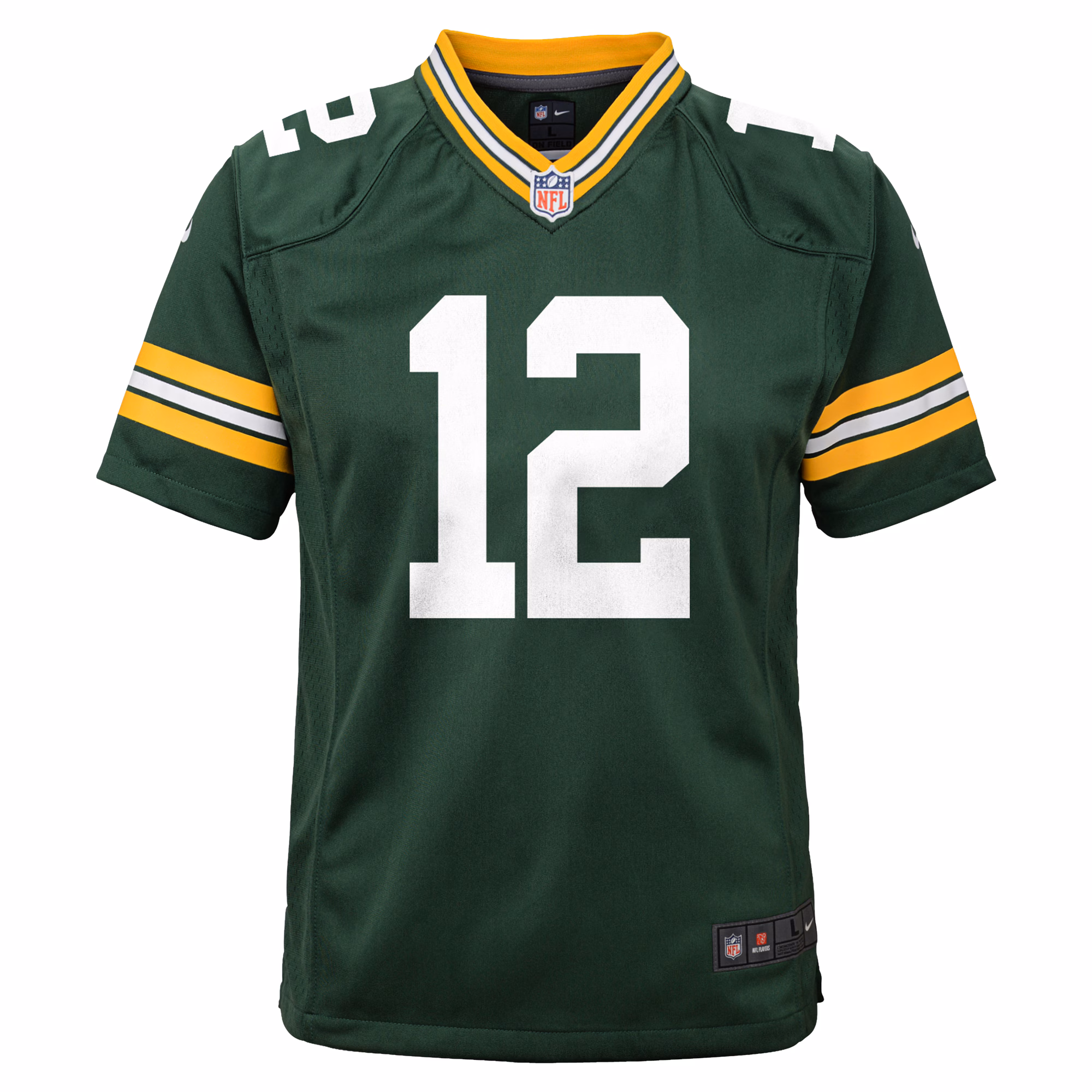 Aaron Rodgers Green Bay Packers Youth Game Jersey - Green