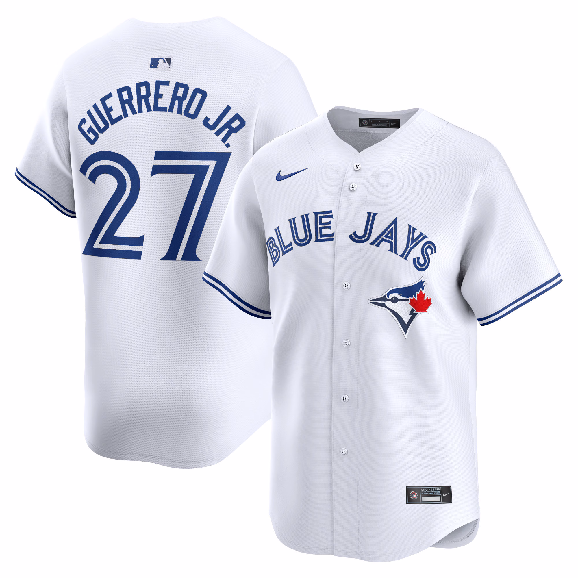 Vladimir Guerrero Jr. #27 Toronto Blue Jays Youth Home Limited Player Jersey - White