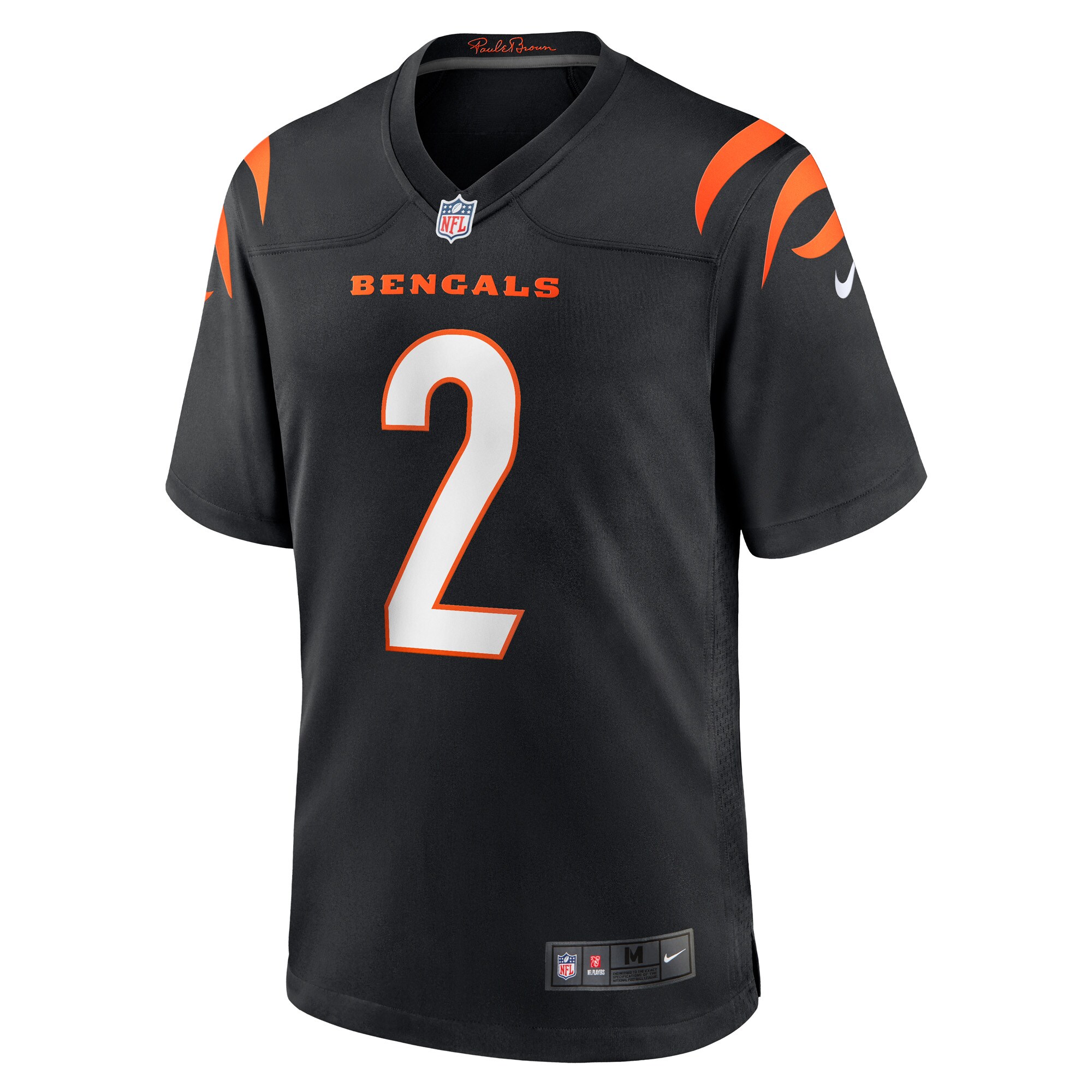 Evan McPherson Cincinnati Bengals  Game Jersey - Black