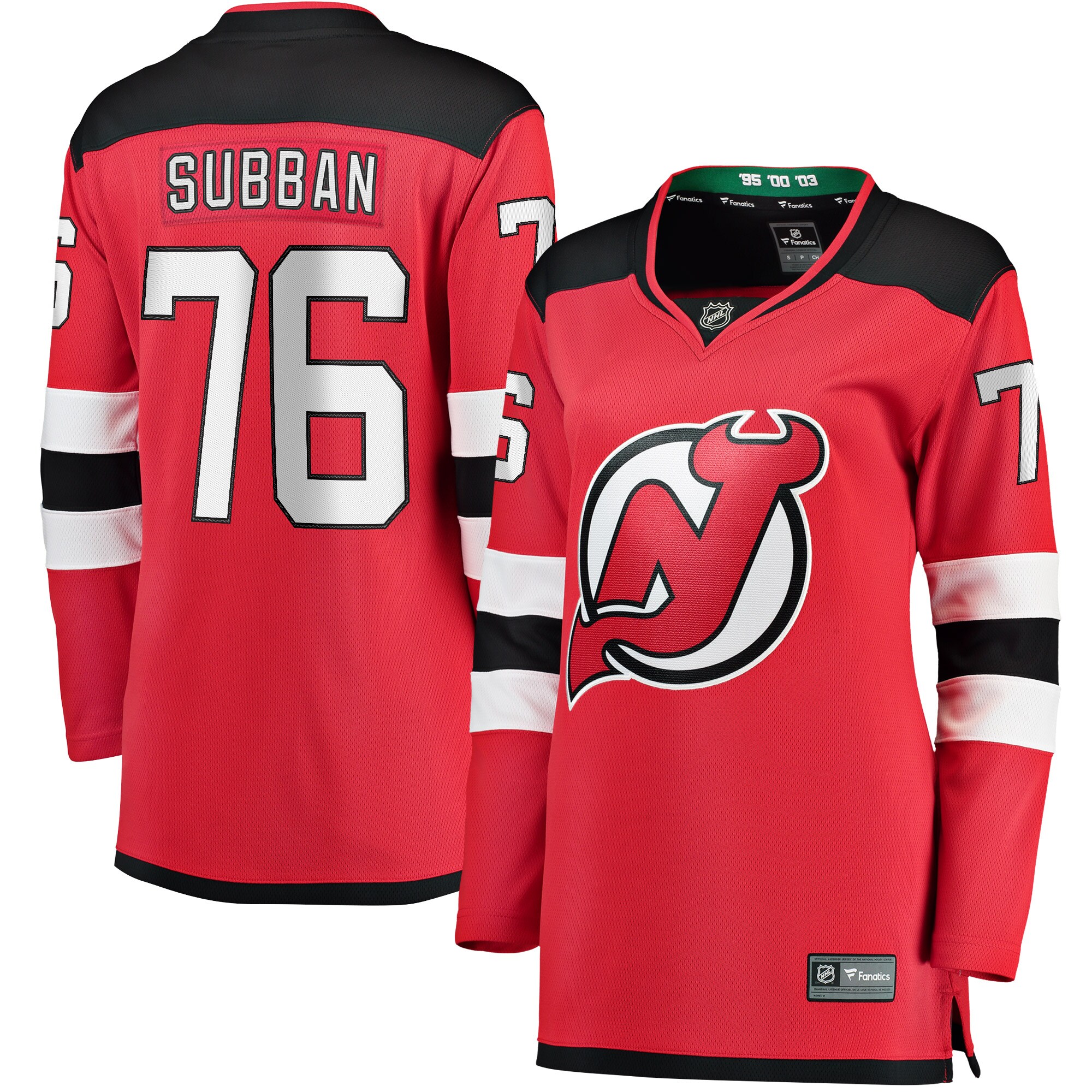 P.K. Subban New Jersey Devils Women's Premier Breakaway Player Jersey - Red