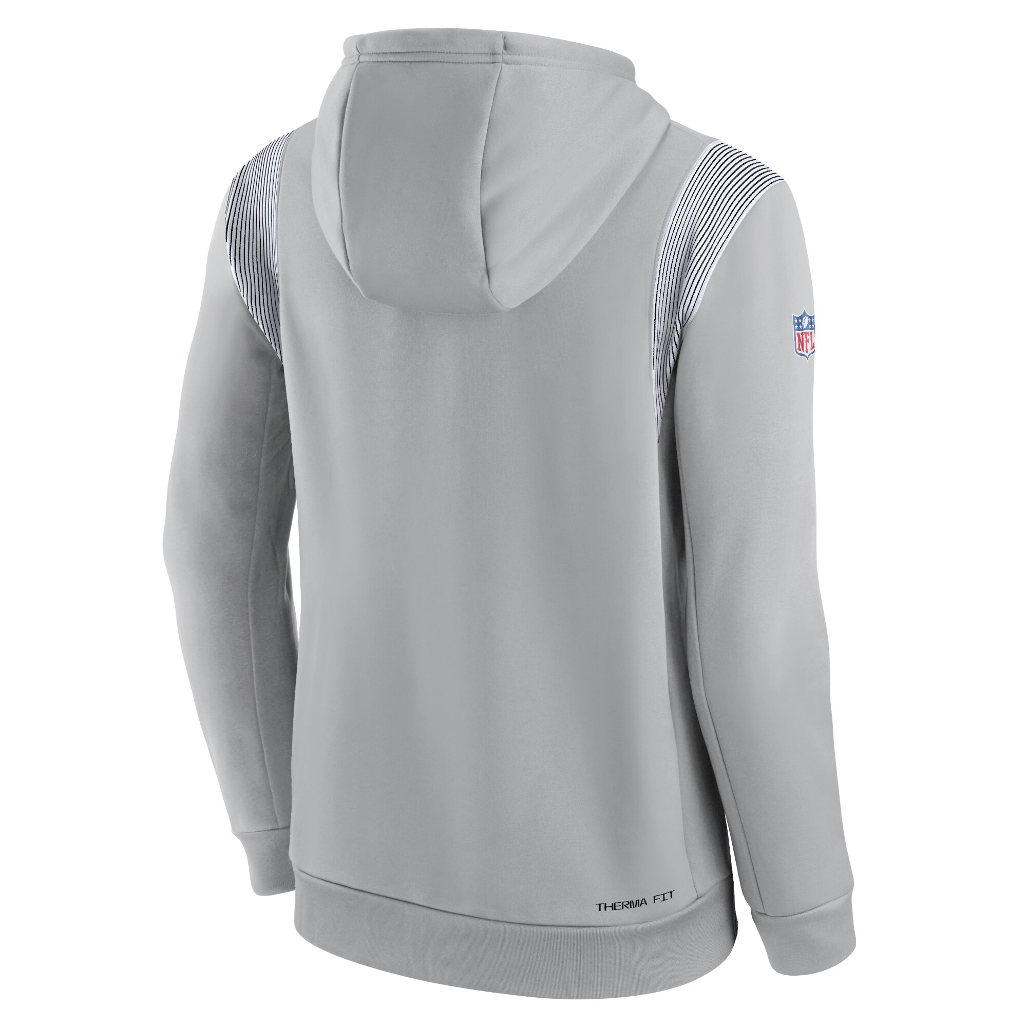 New Orleans Saints Sideline Athletic Stack Performance Pullover Hoodie - Gray