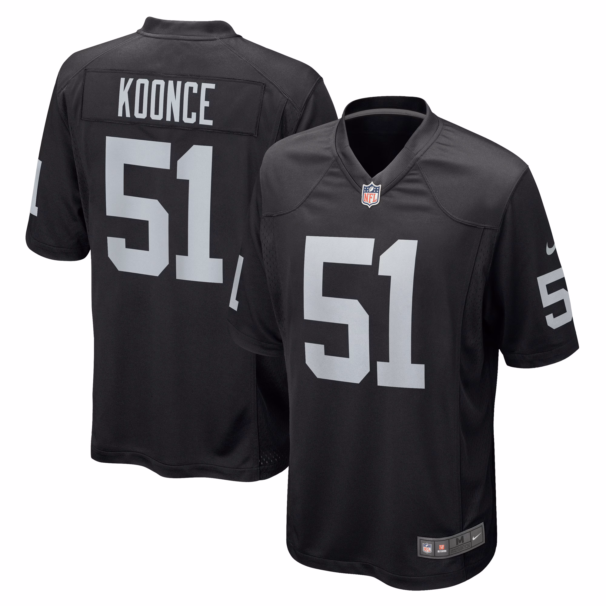 Malcolm Koonce Las Vegas Raiders Game Jersey - Black