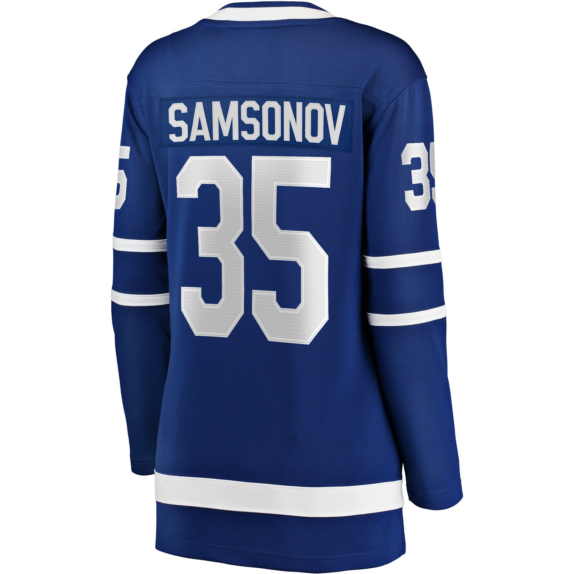 Ilya Samsonov Toronto Maple Leafs Women's Home Breakaway Player Jersey - Blue