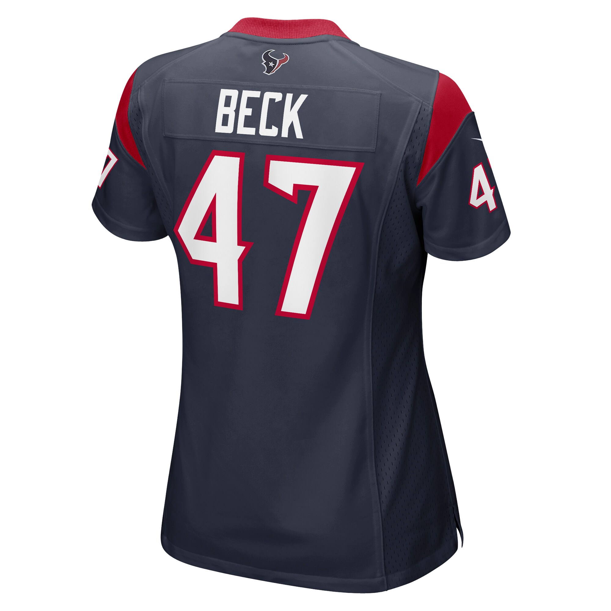 Andrew Beck Houston Texans Women's Team Game Jersey - Navy