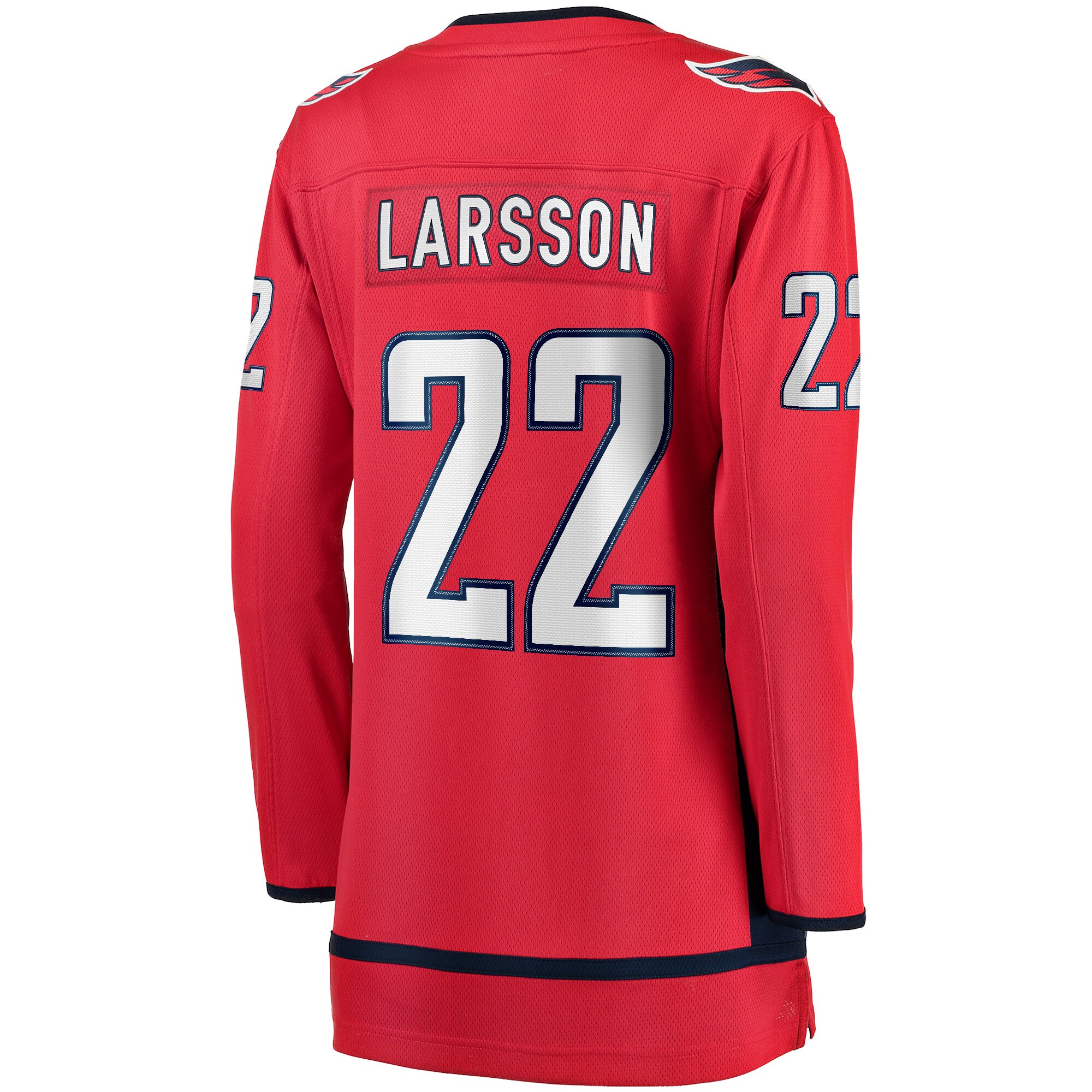 Johan Larsson Washington Capitals Women's Home Breakaway Player Jersey - Red