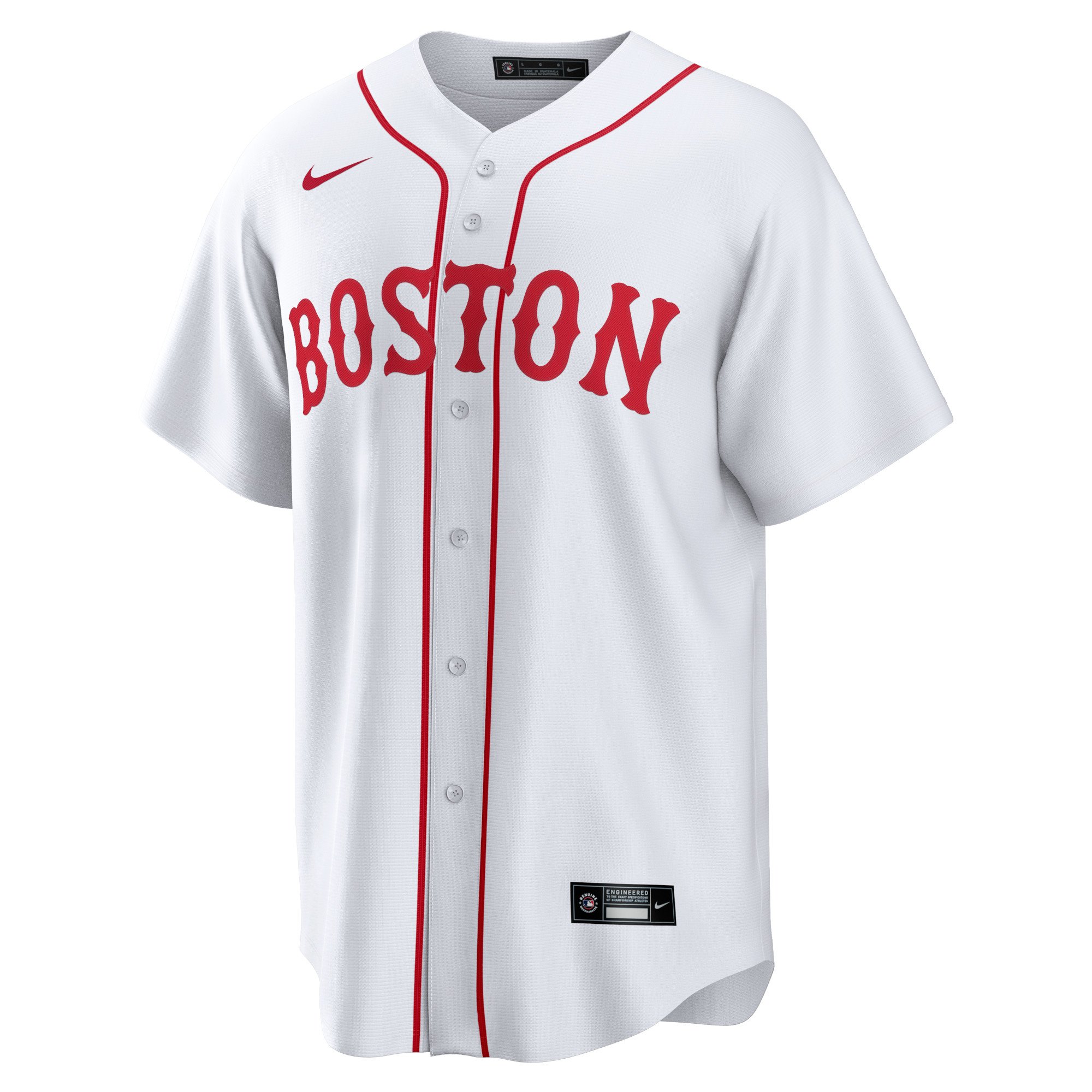 Men's Boston Red Sox Rafael Devers  White 2021 Patriots' Day Official Replica Player Jersey