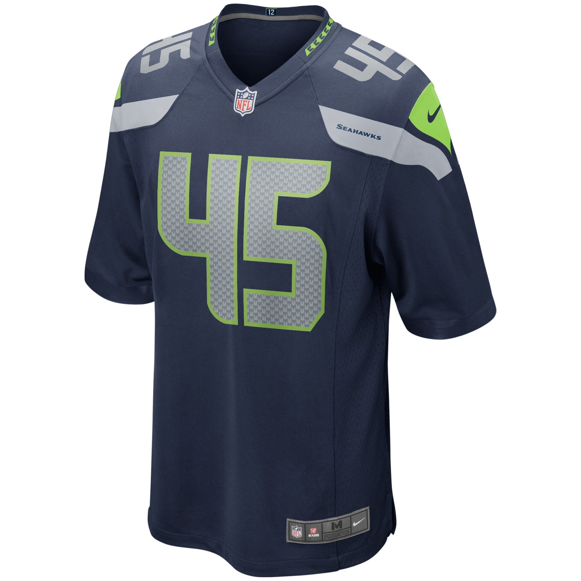 Kenny Easley Seattle Seahawks Game Retired Player Jersey - College Navy