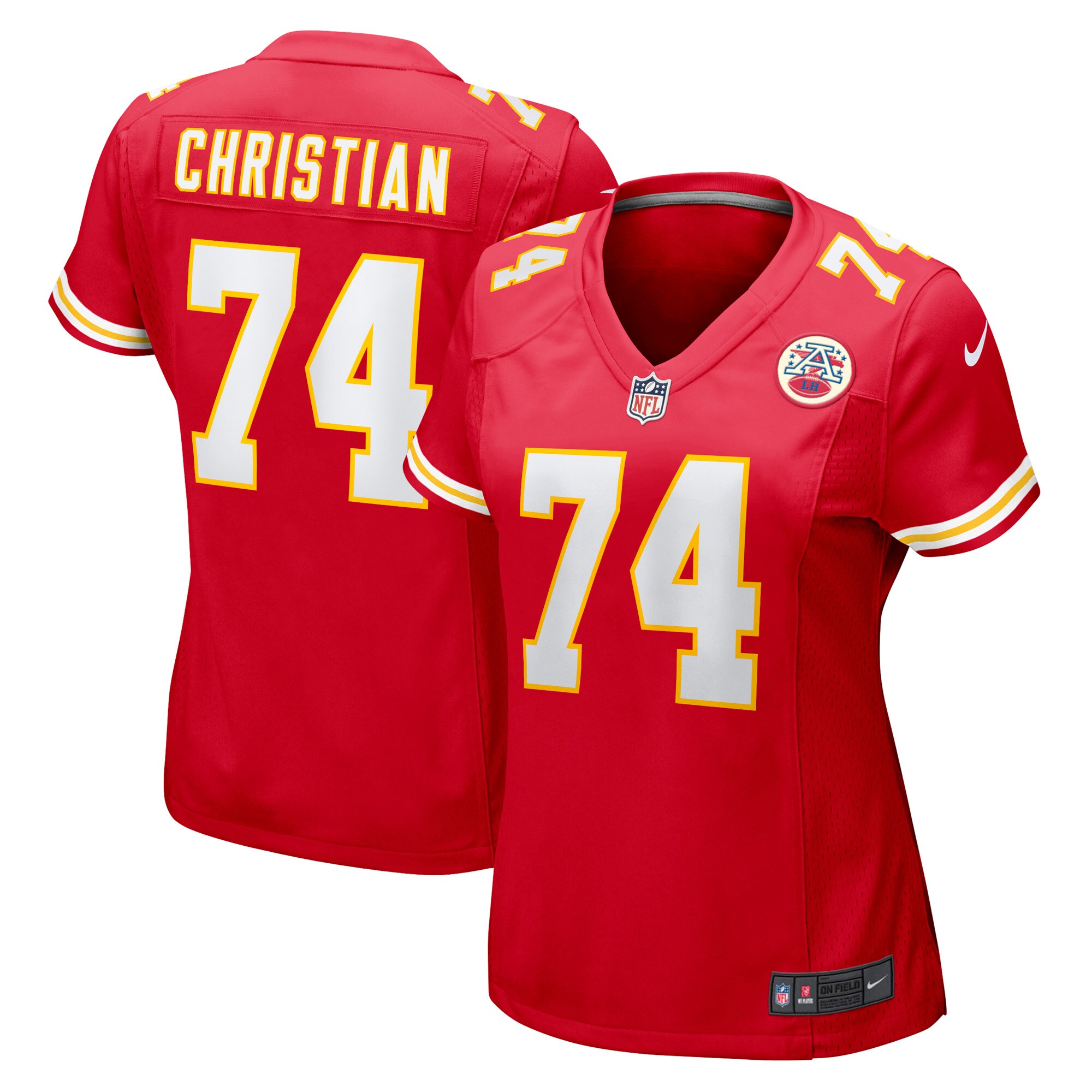 Geron Christian Kansas City Chiefs  Women's Game Player Jersey - Red
