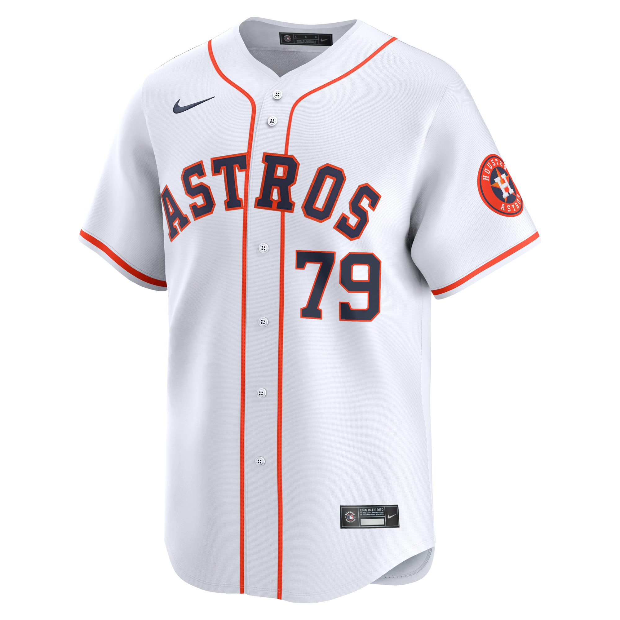 Men's Houston Astros Jose Abreu  White Home Limited Player Jersey