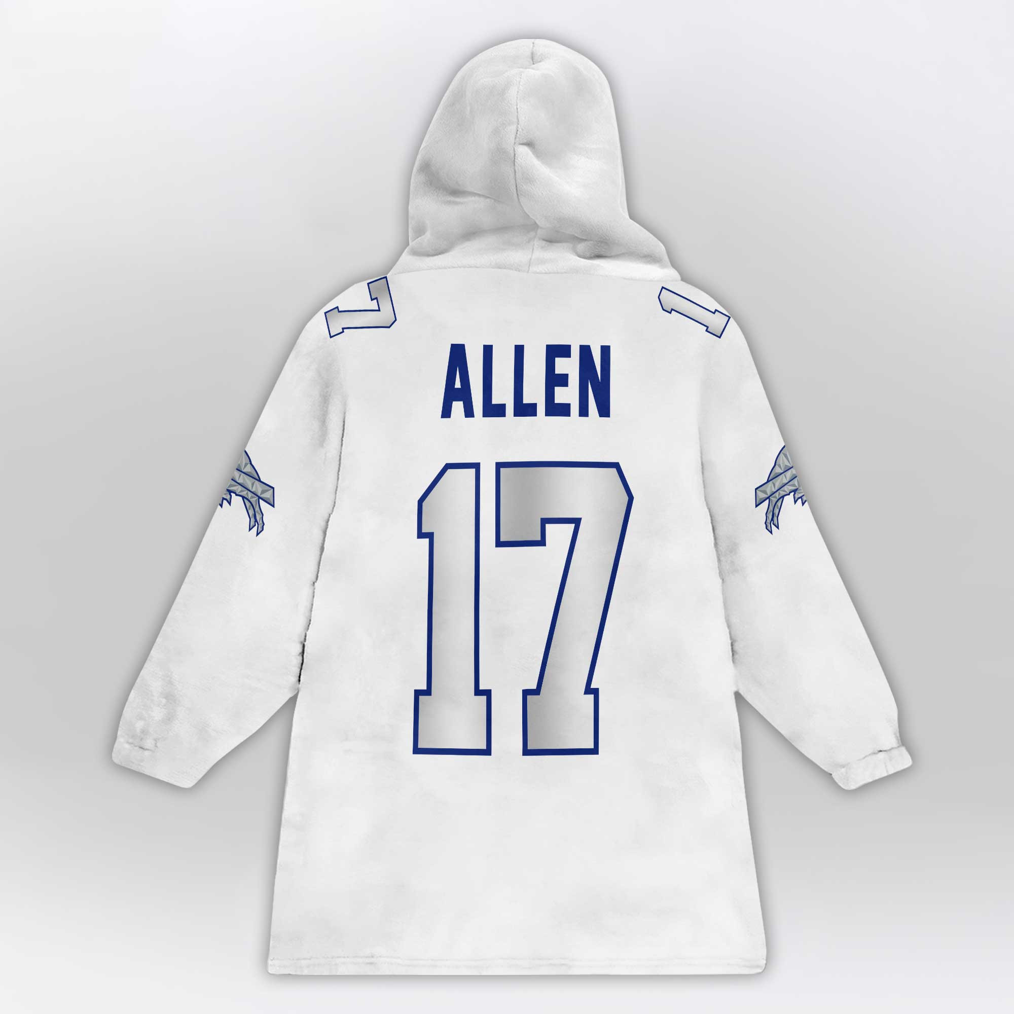 Kid J.A 17 Buffalo Football Unisex Blanket Hoodie